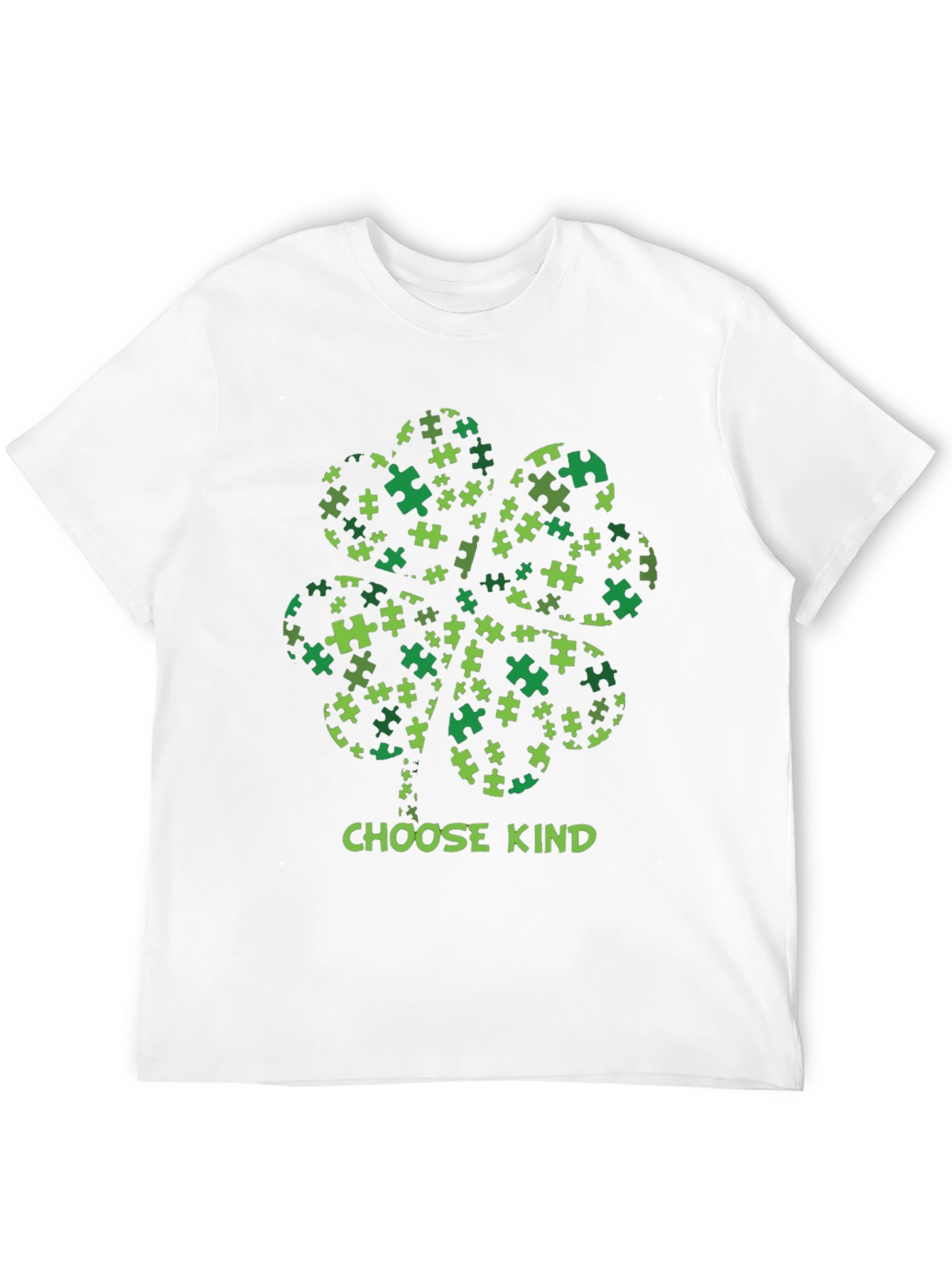Choose Kind Autism Awareness Shamrock T-Shirt