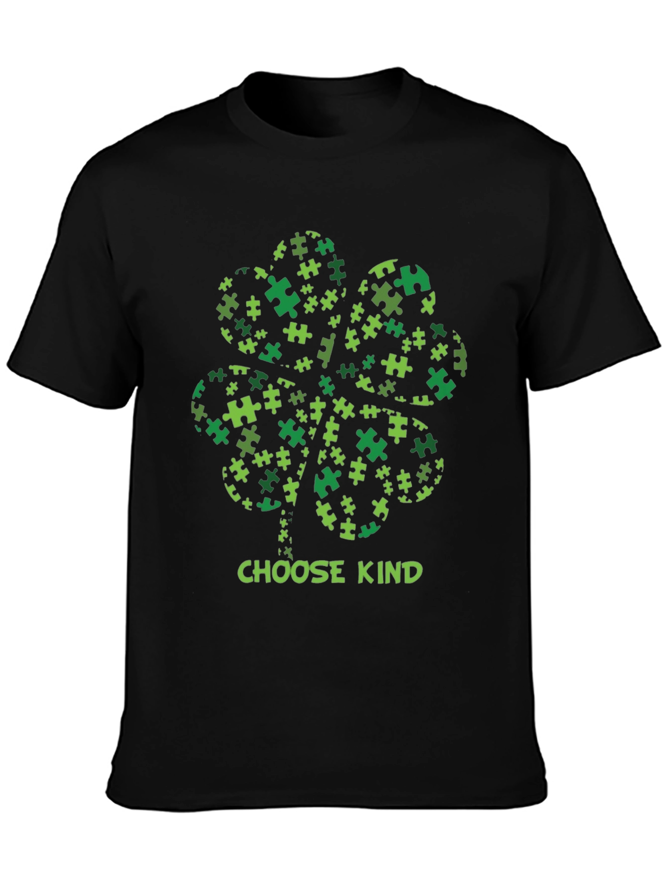 Choose Kind Autism Awareness Shamrock T-Shirt