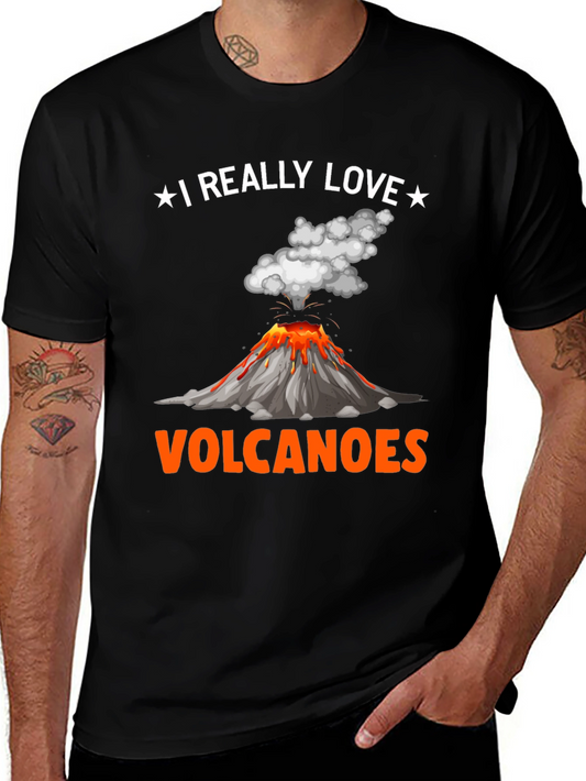 I Really Love Volcanoes Graphic Tee