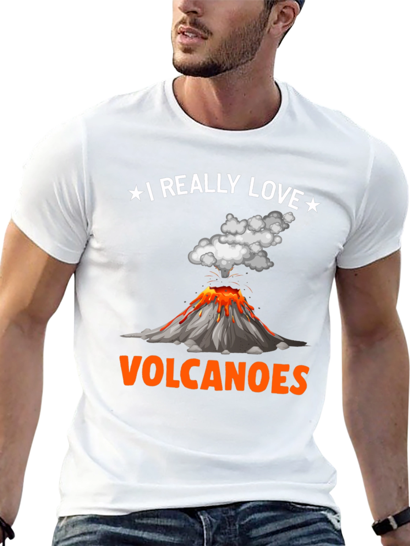 I Really Love Volcanoes Graphic Tee