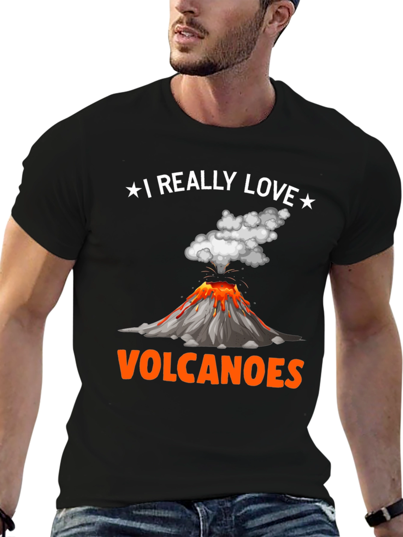 I Really Love Volcanoes Graphic Tee