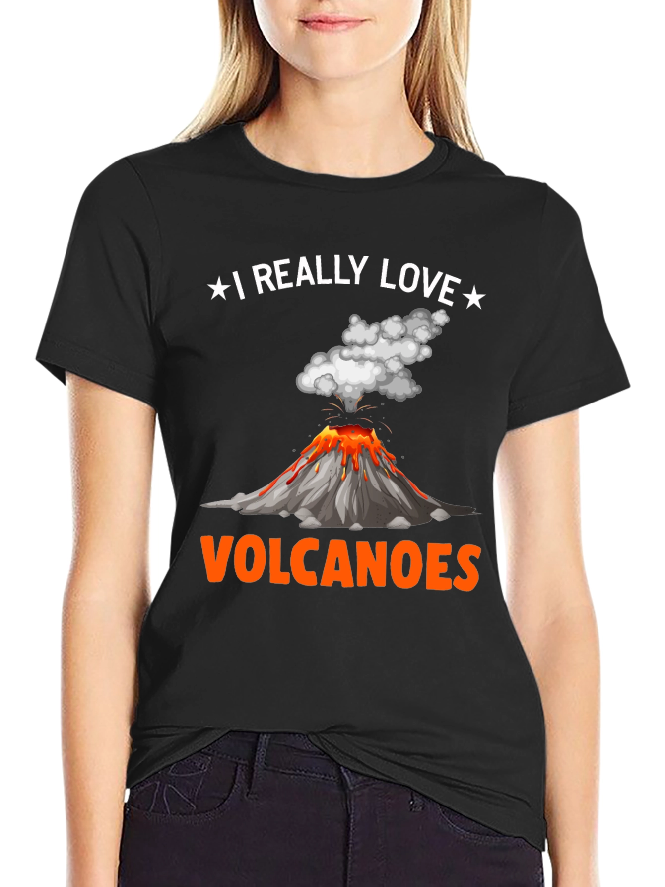 I Really Love Volcanoes Graphic Tee