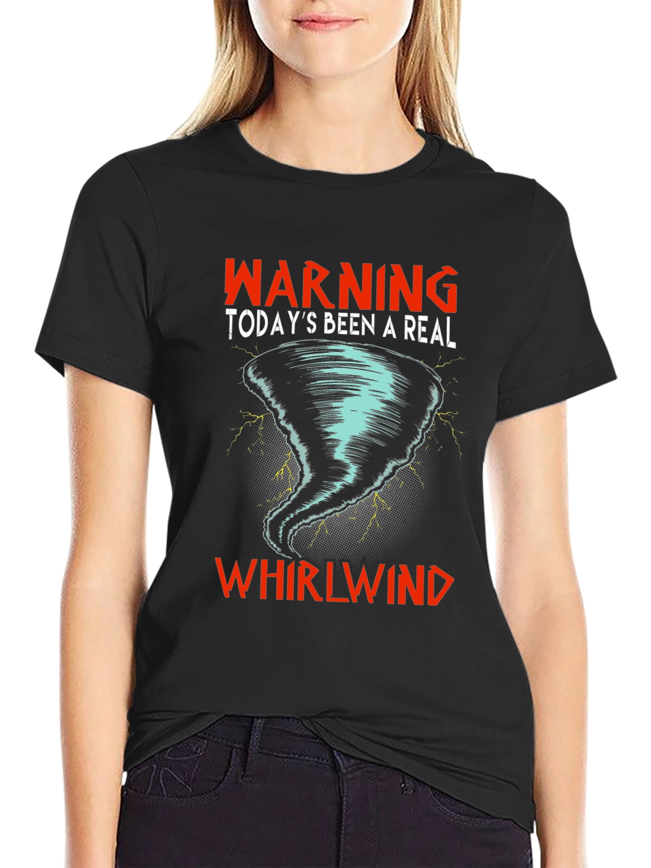 Warning Whirlwind Graphic T-Shirt