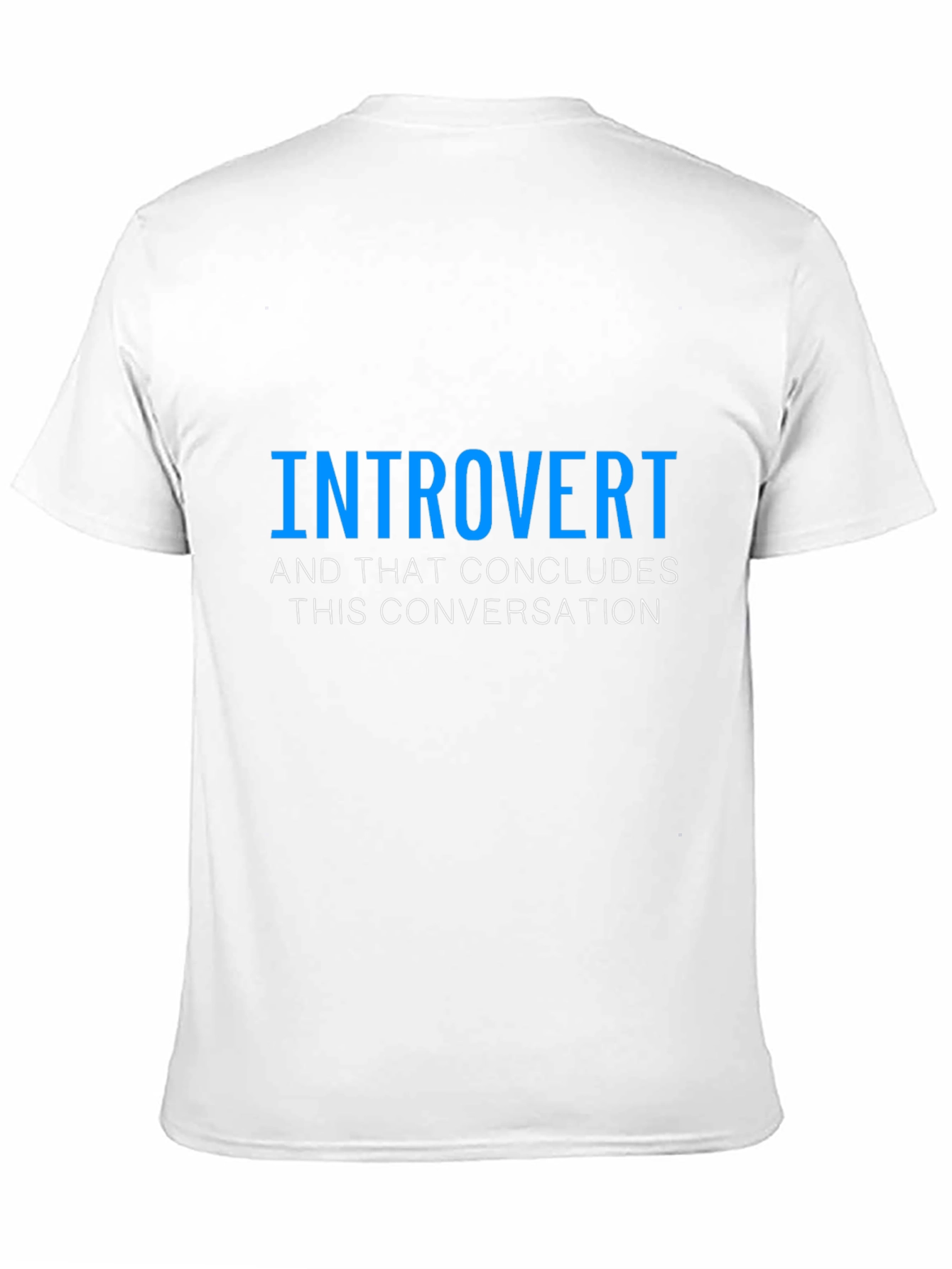 Introvert Conversation T-Shirt - Black