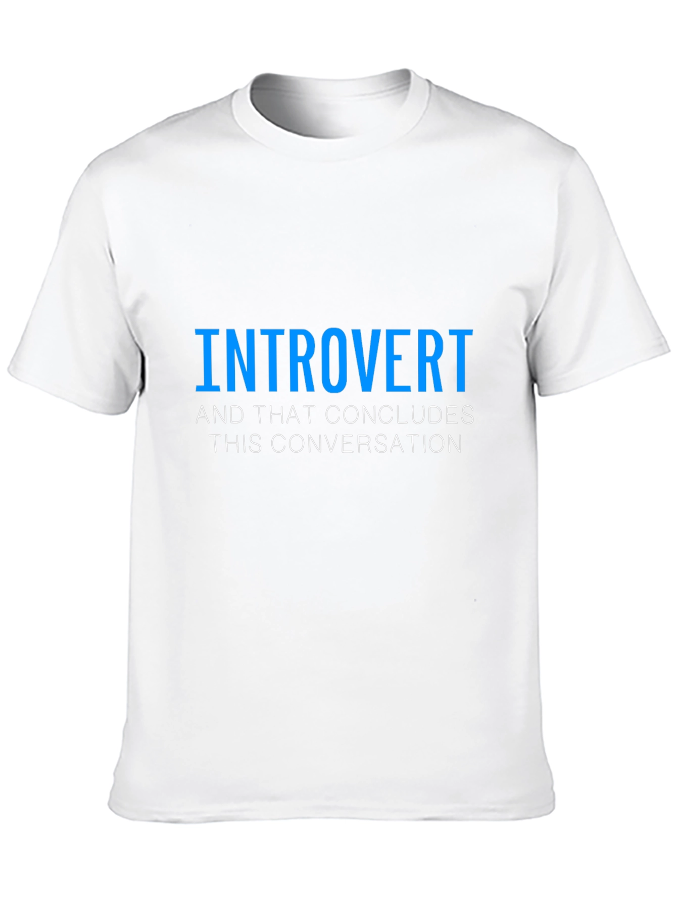 Introvert Conversation T-Shirt - Black
