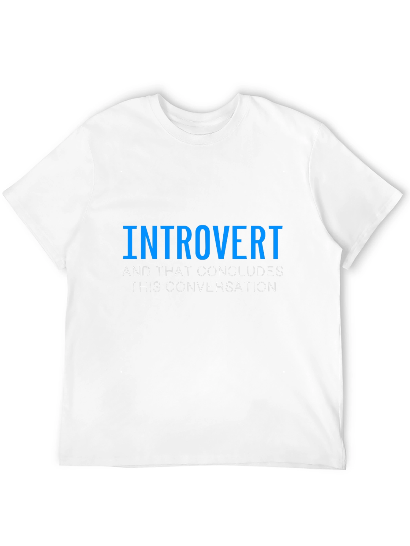 Introvert Conversation T-Shirt - Black