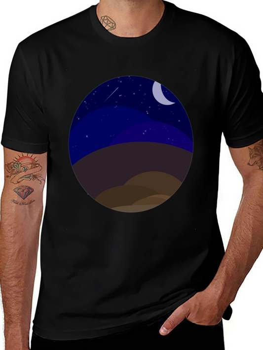 Night Landscape Graphic Tee