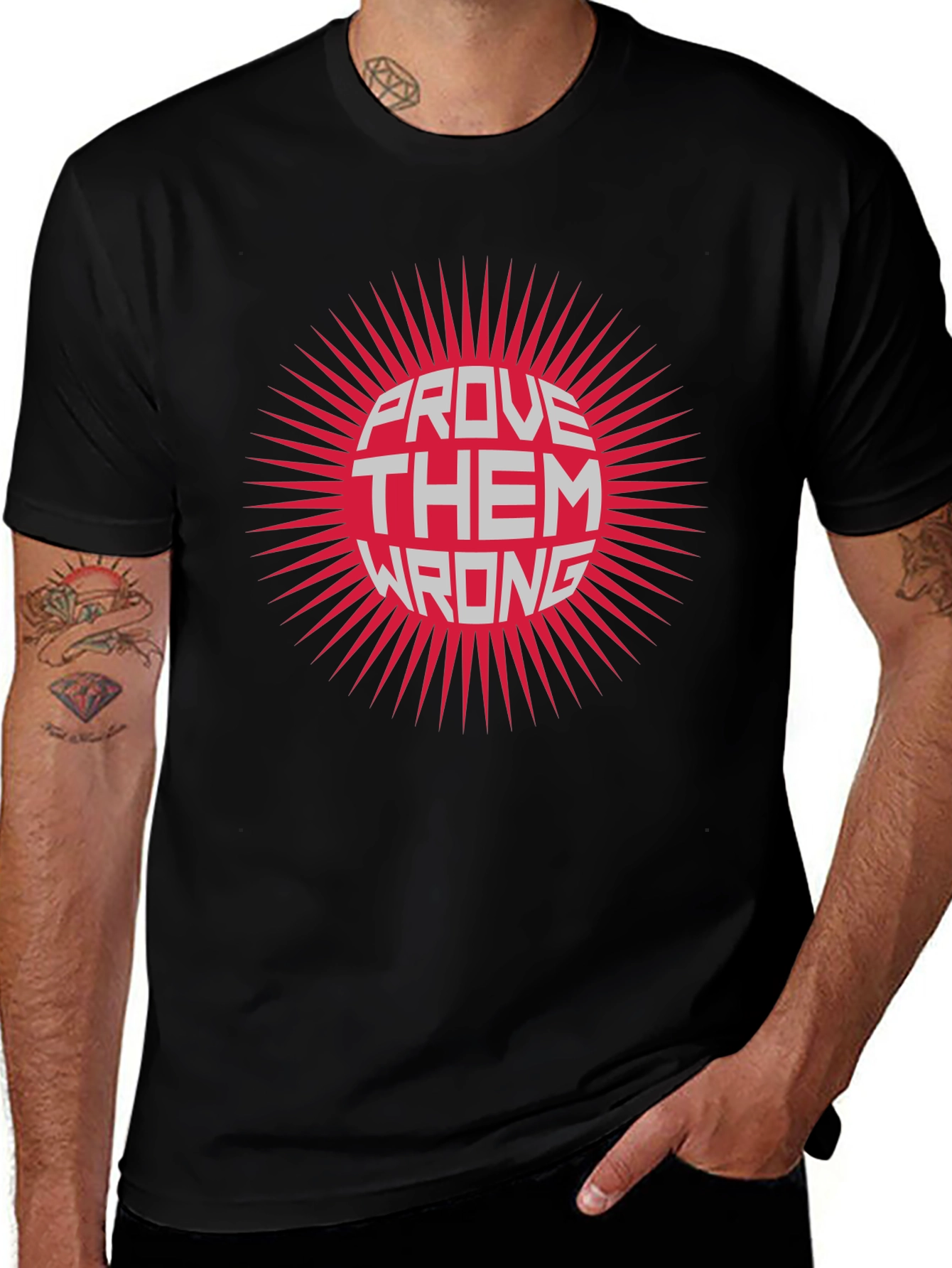 Prove Them Wrong Graphic Tee - Black