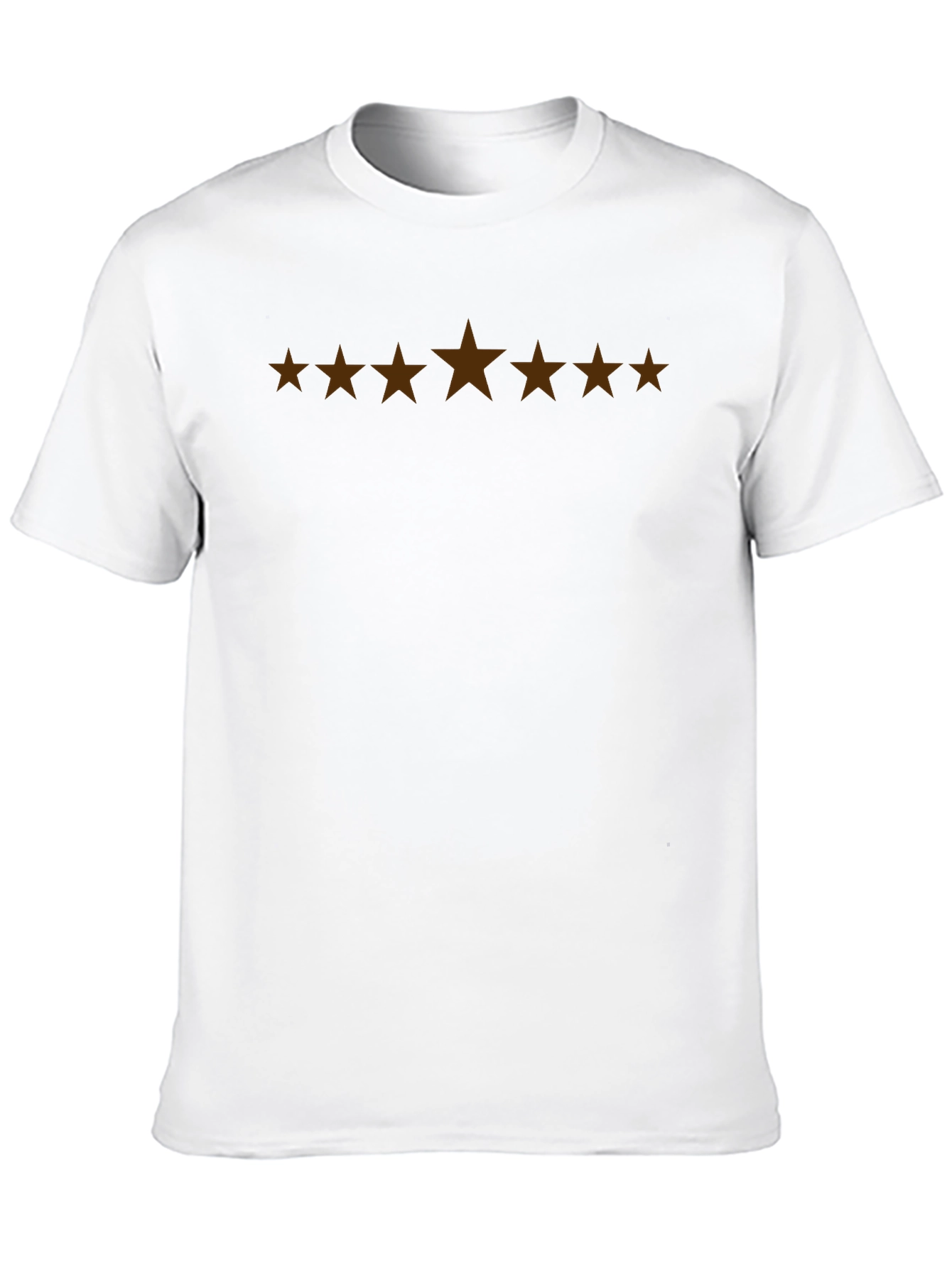 Stylish Black Tee with Star Graphic