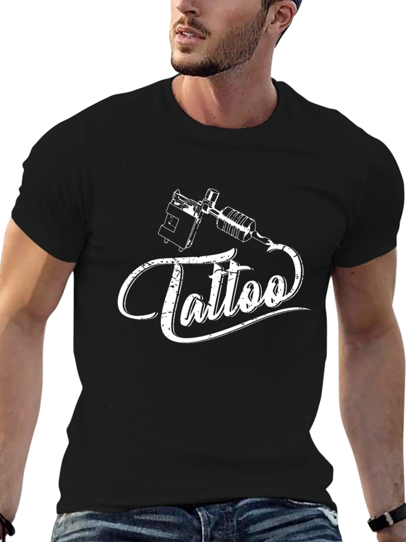 Tattoo Design T-Shirt - Black