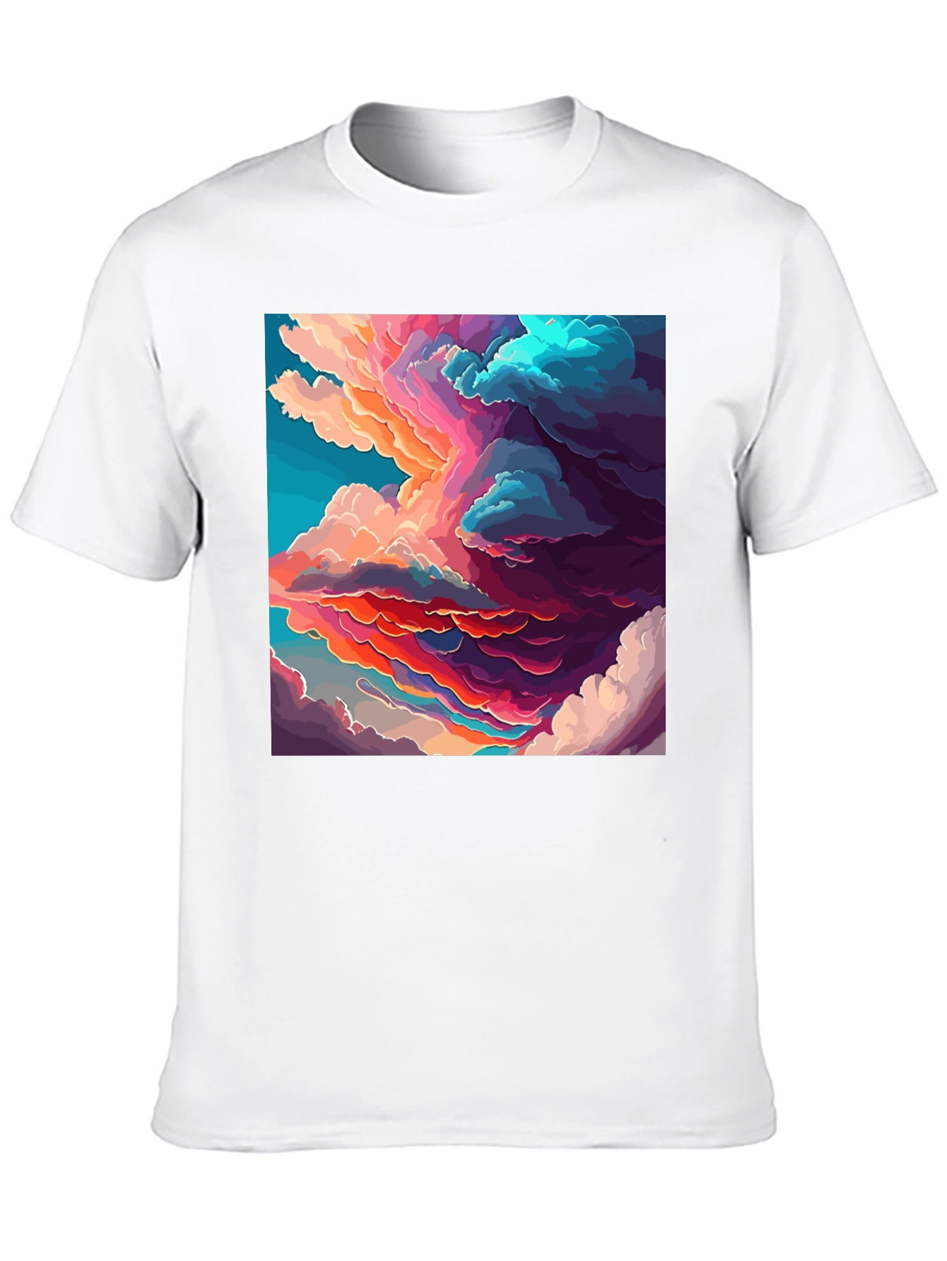 Cloudscape Graphic Black T-Shirt