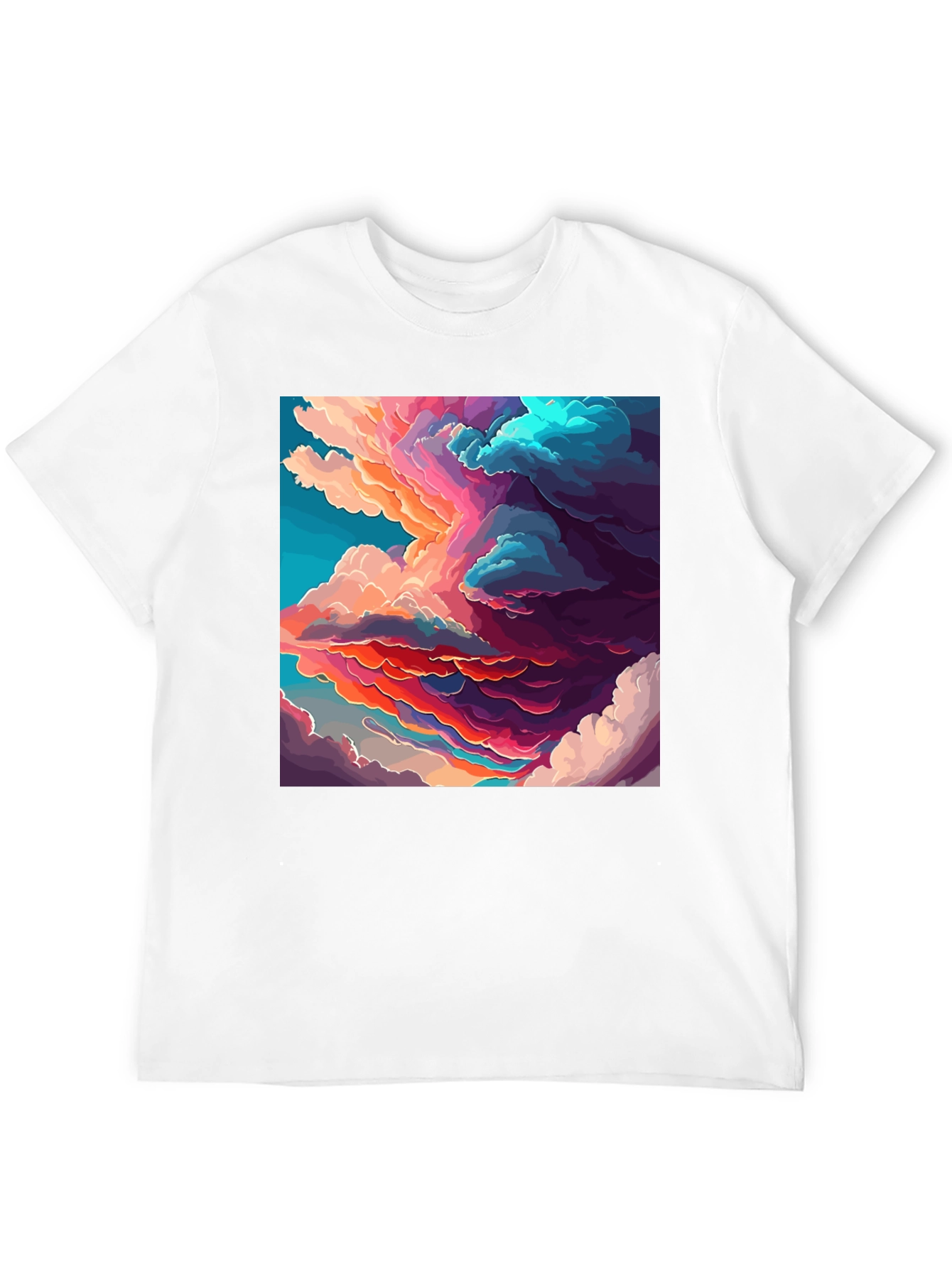 Cloudscape Graphic Black T-Shirt