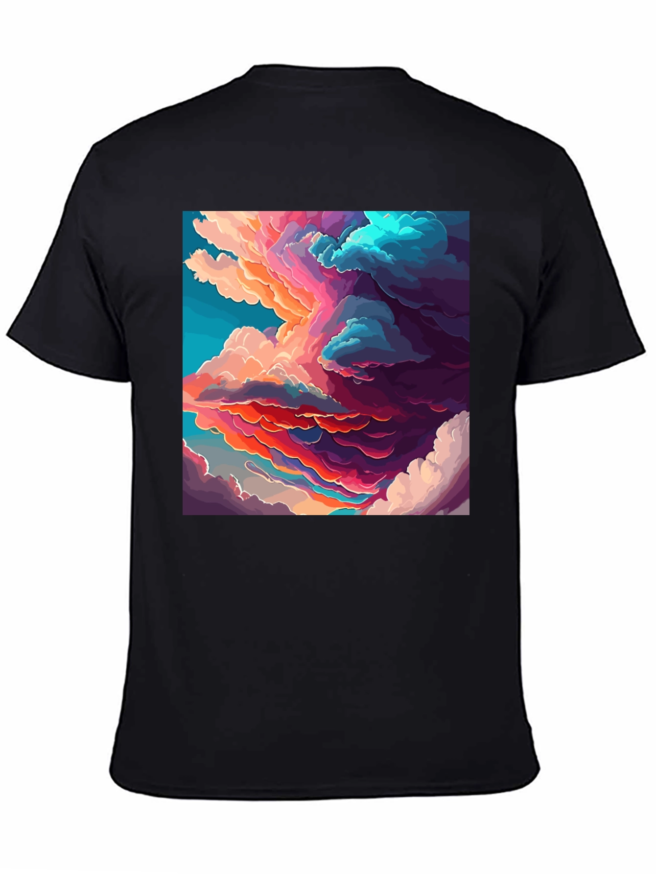 Cloudscape Graphic Black T-Shirt