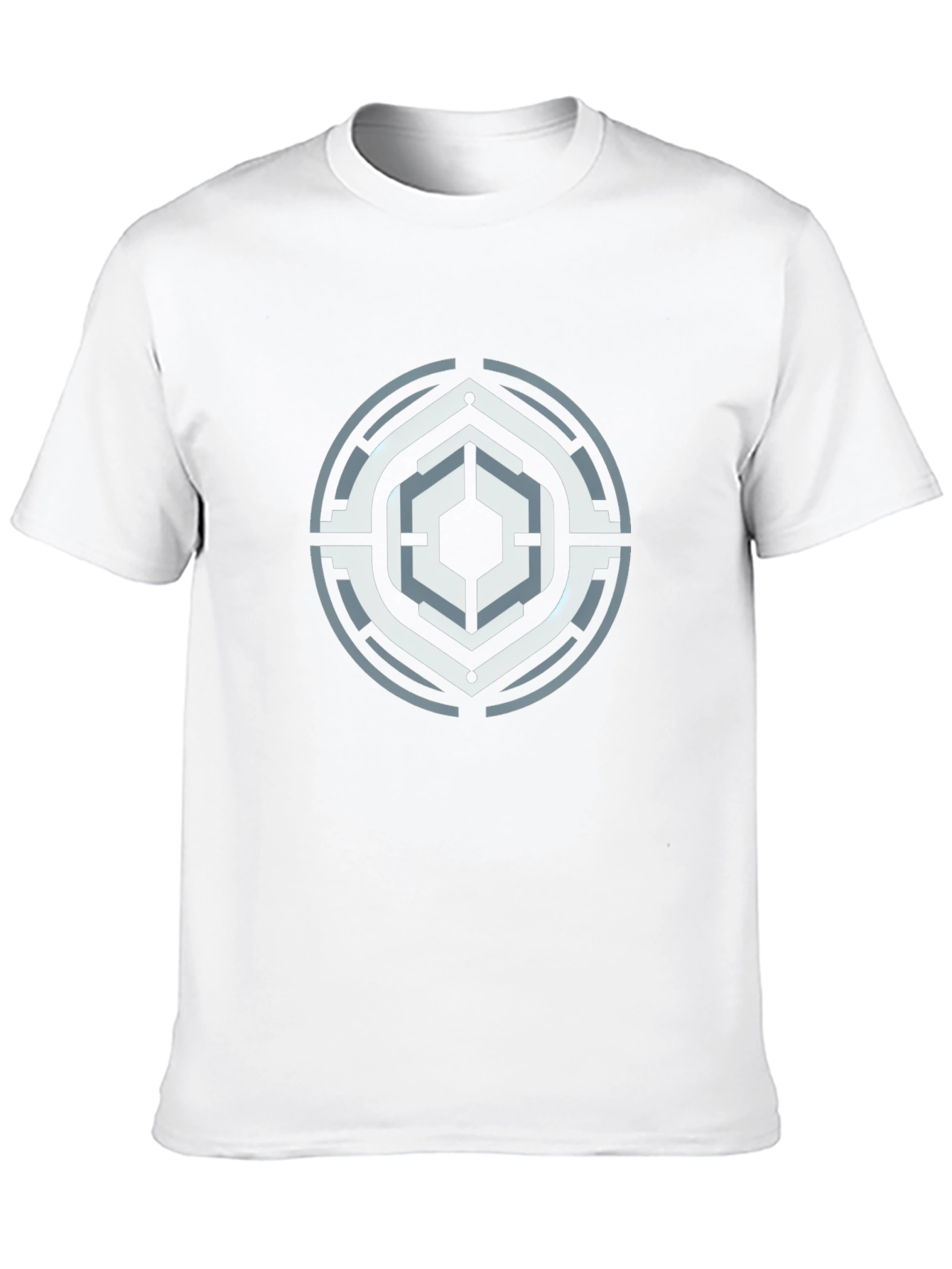Geometric Symbol Black T-Shirt