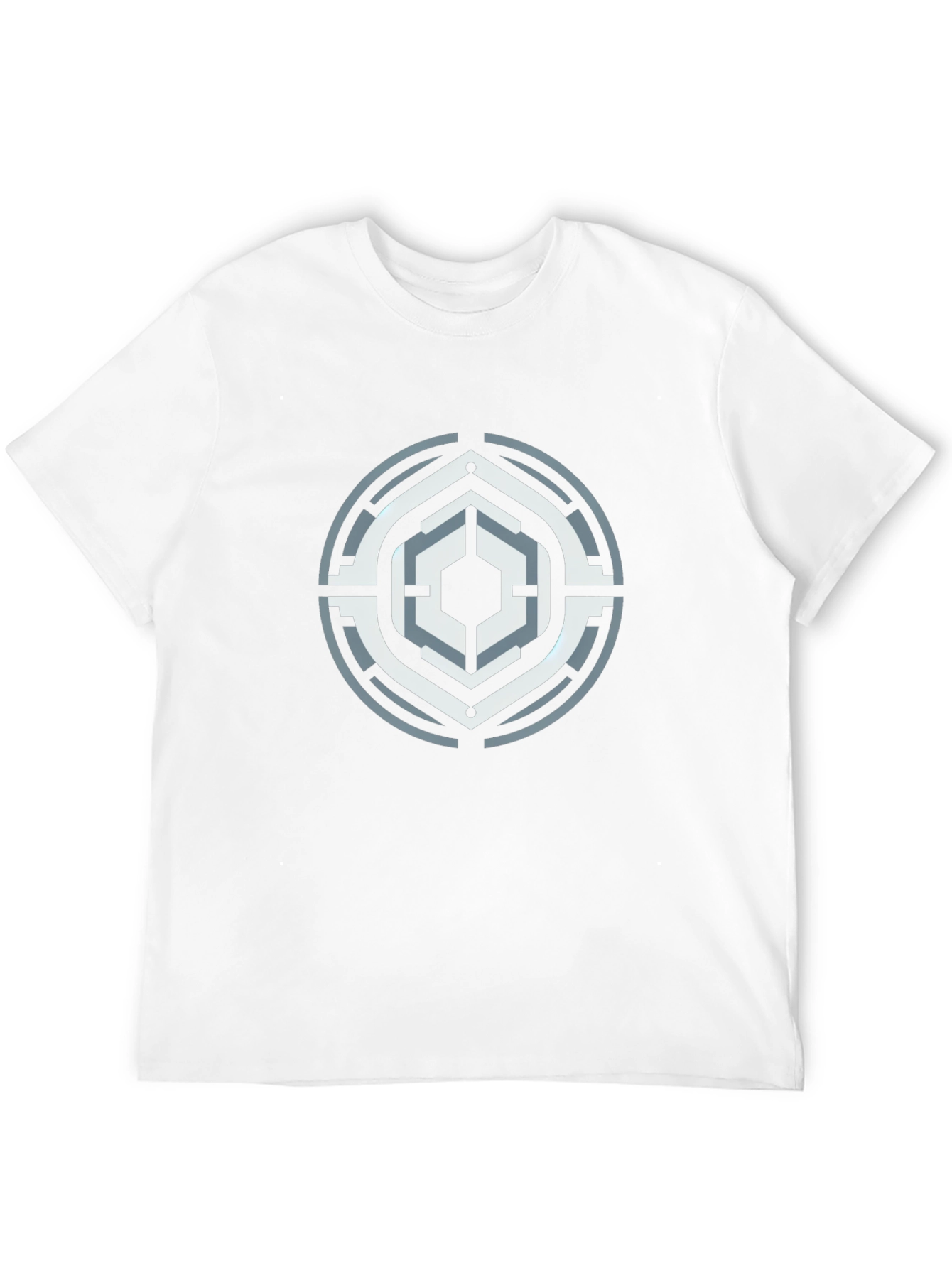 Geometric Symbol Black T-Shirt