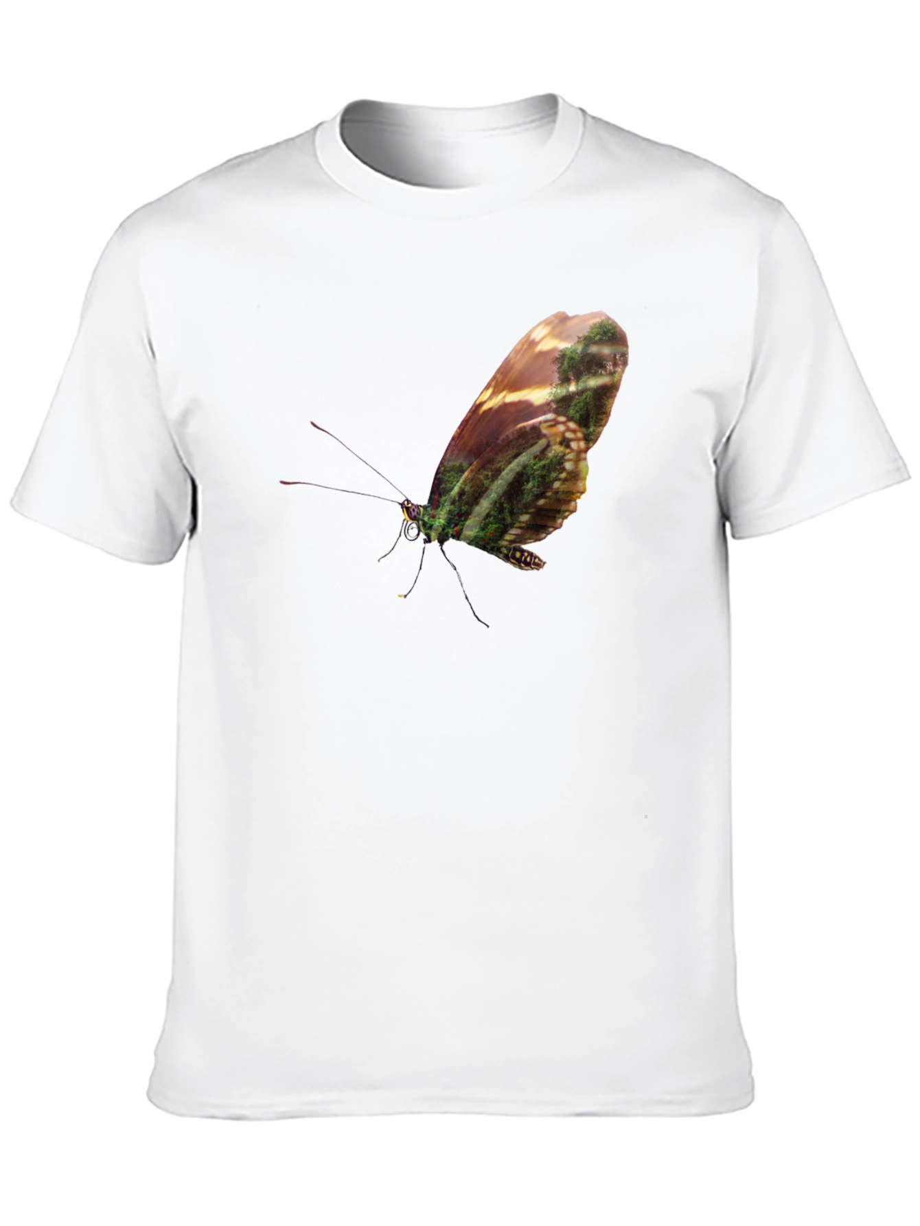 Butterfly Forest T-Shirt - Nature Lovers Tee