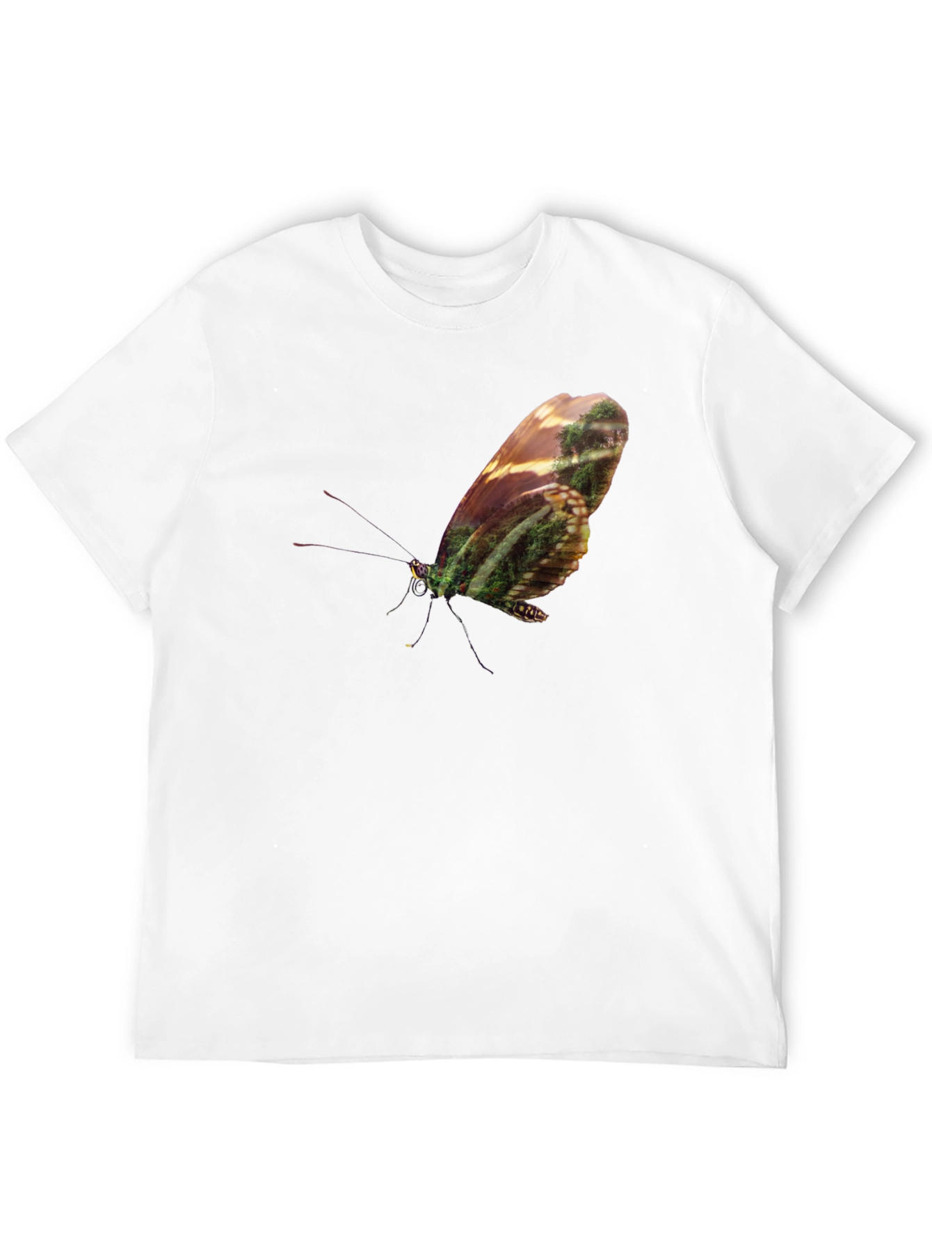 Butterfly Forest T-Shirt - Nature Lovers Tee