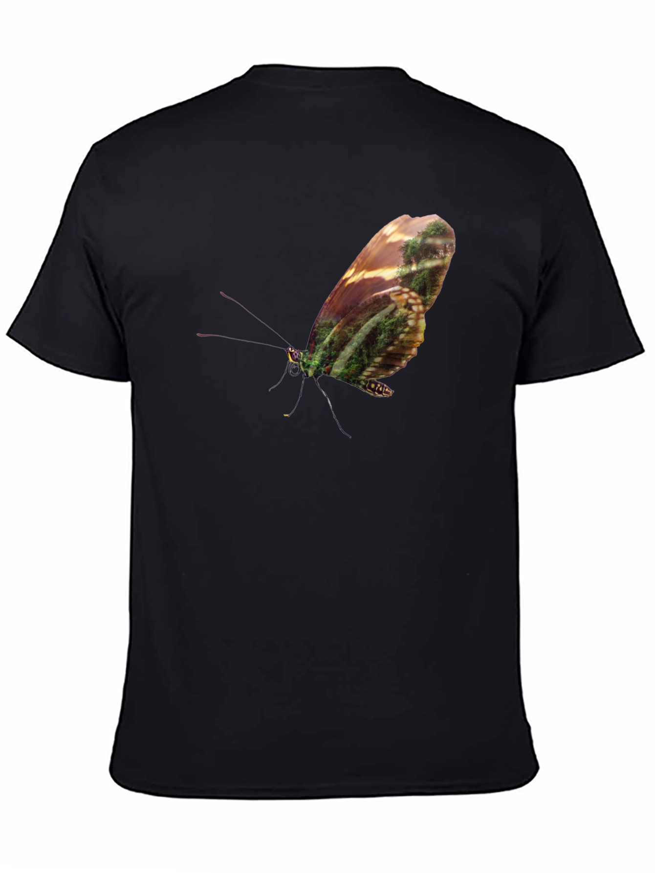 Butterfly Forest T-Shirt - Nature Lovers Tee