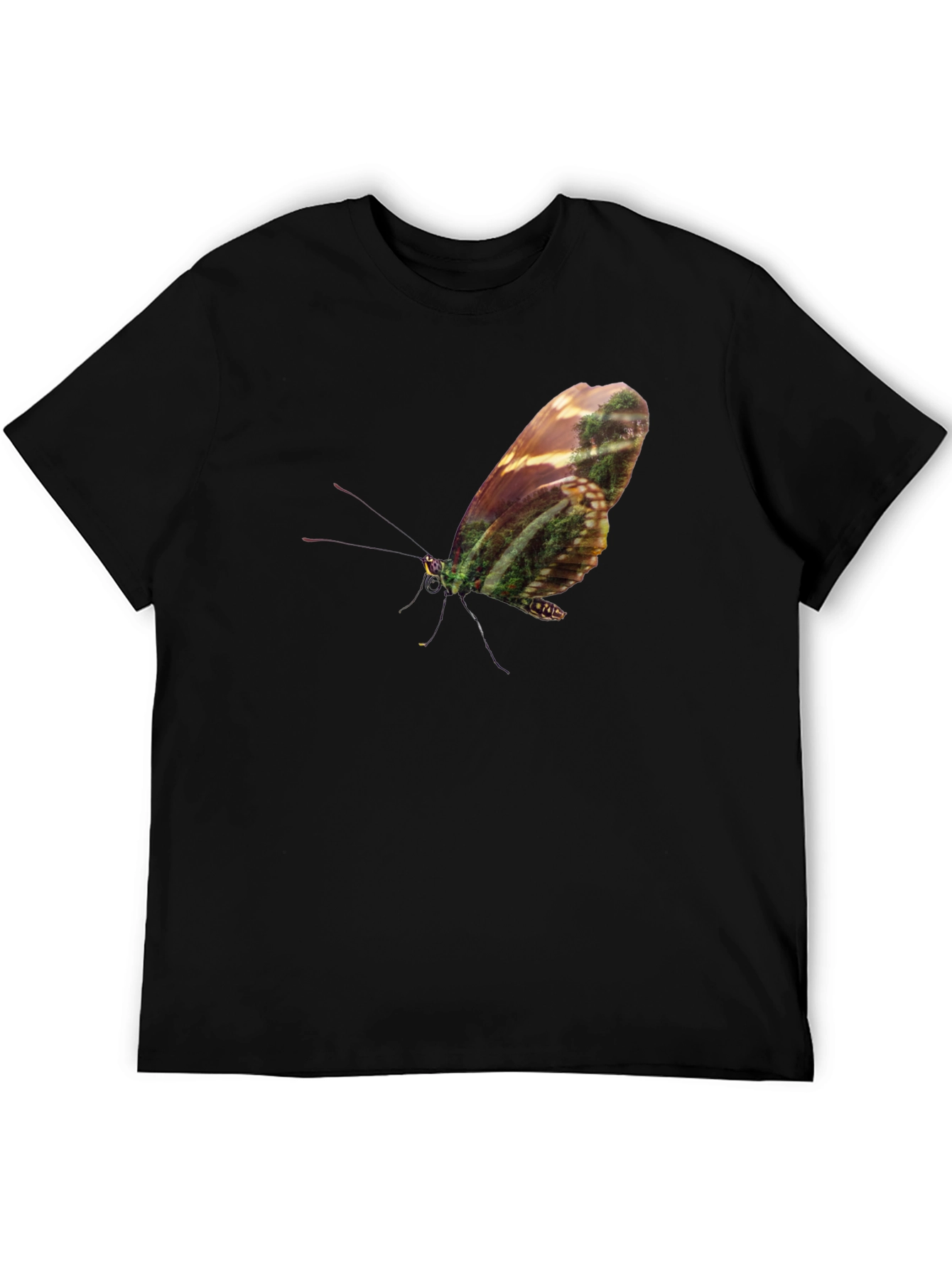 Butterfly Forest T-Shirt - Nature Lovers Tee