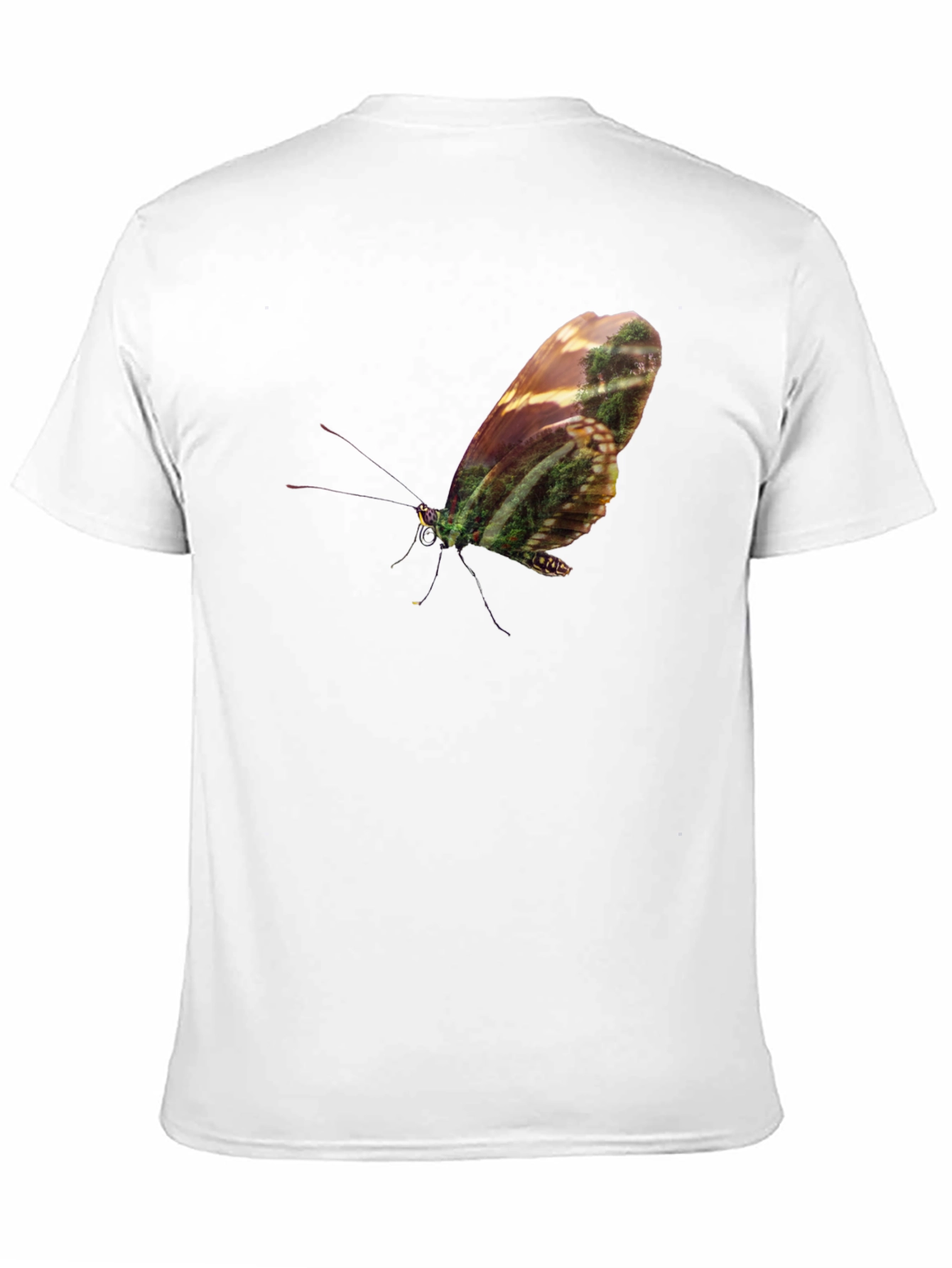 Butterfly Forest T-Shirt - Nature Lovers Tee