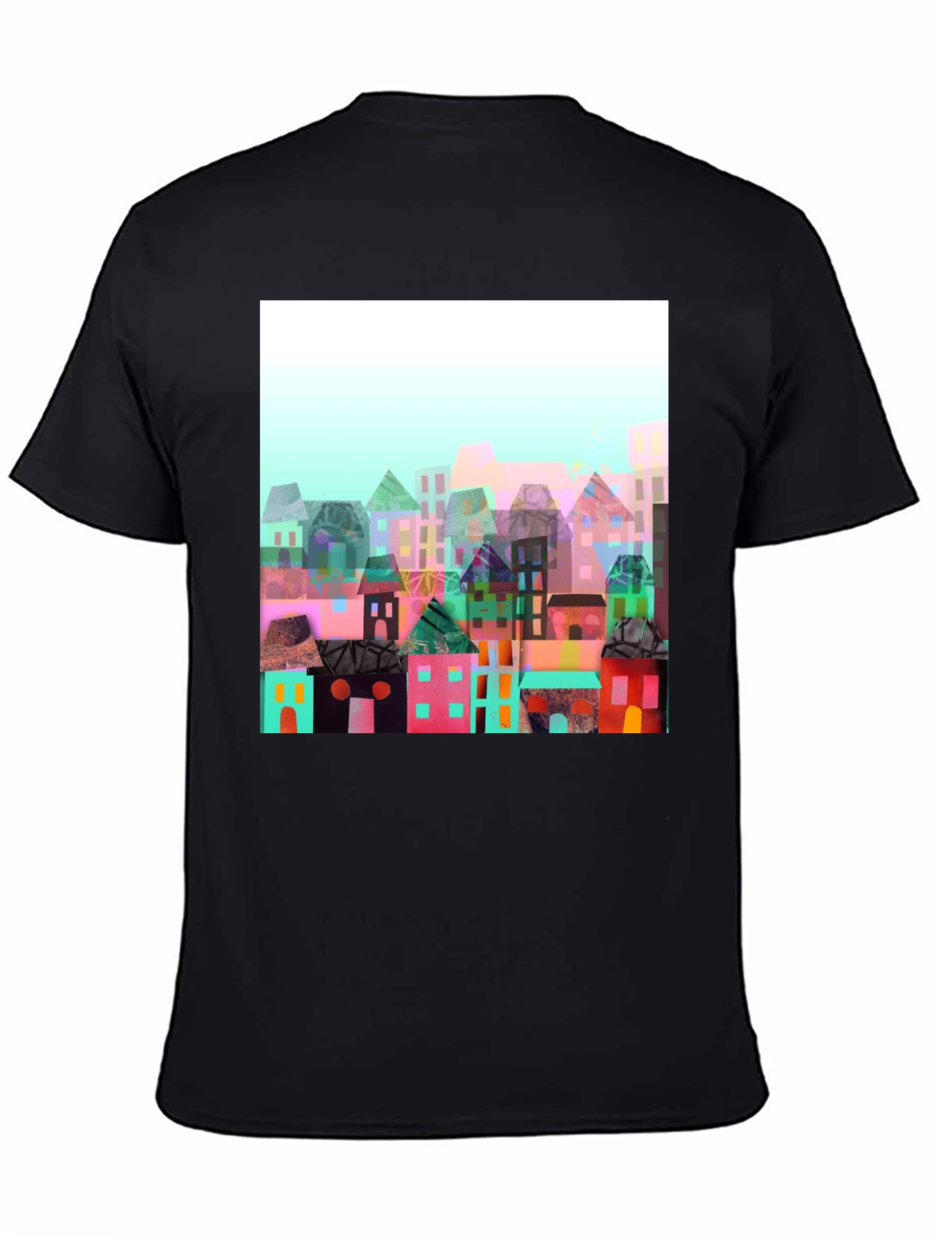 Abstract Cityscape Graphic Tee