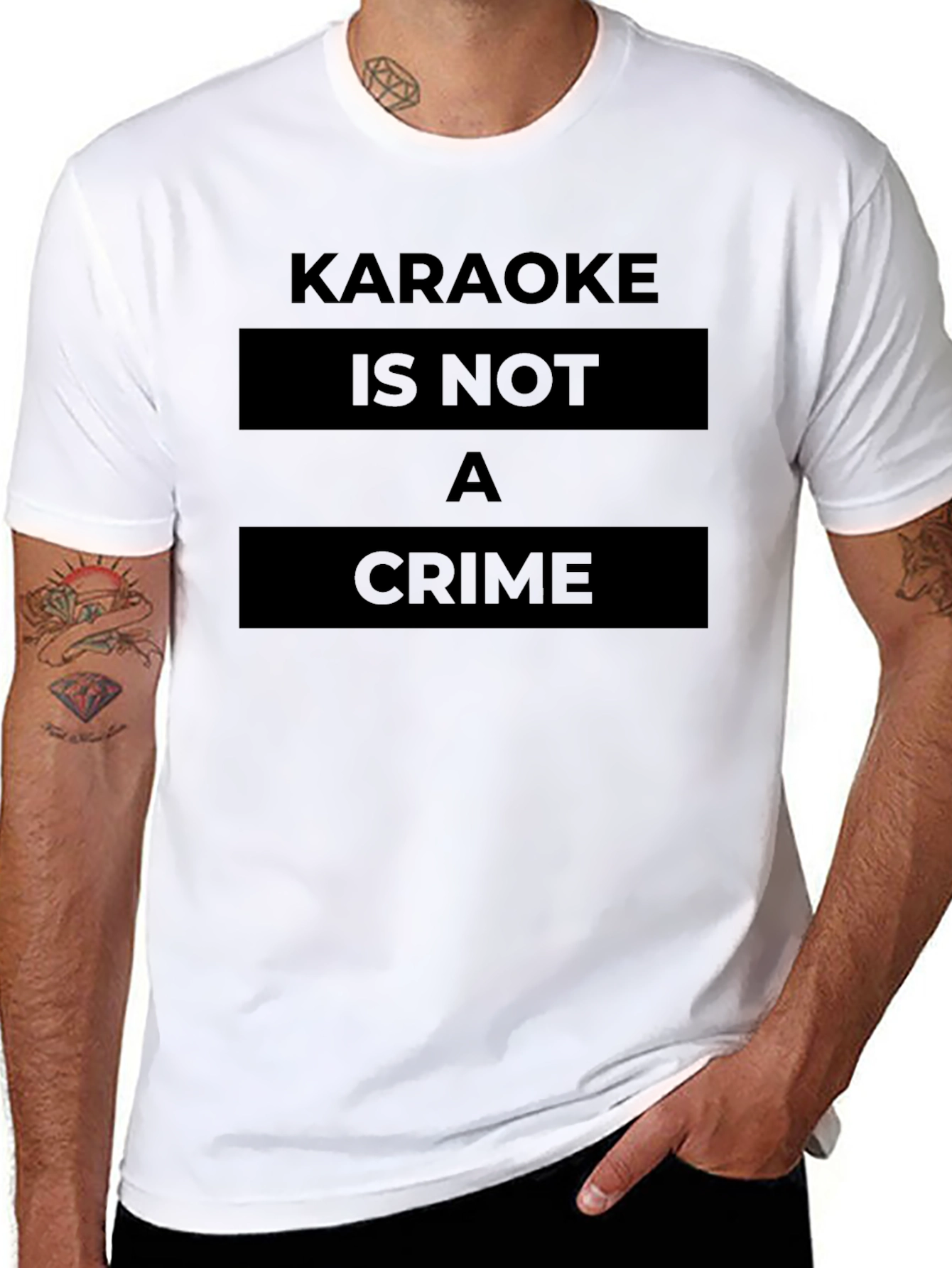 Karaoke Is Not A Crime - Graphic T-Shirt