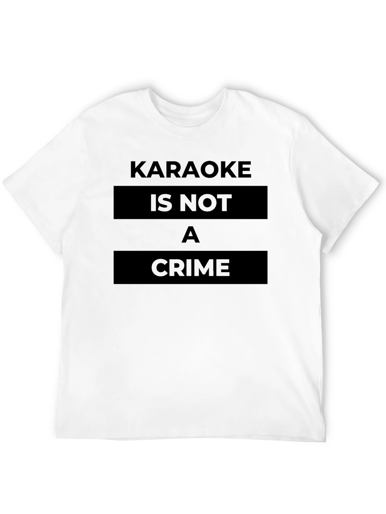 Karaoke Is Not A Crime - Graphic T-Shirt