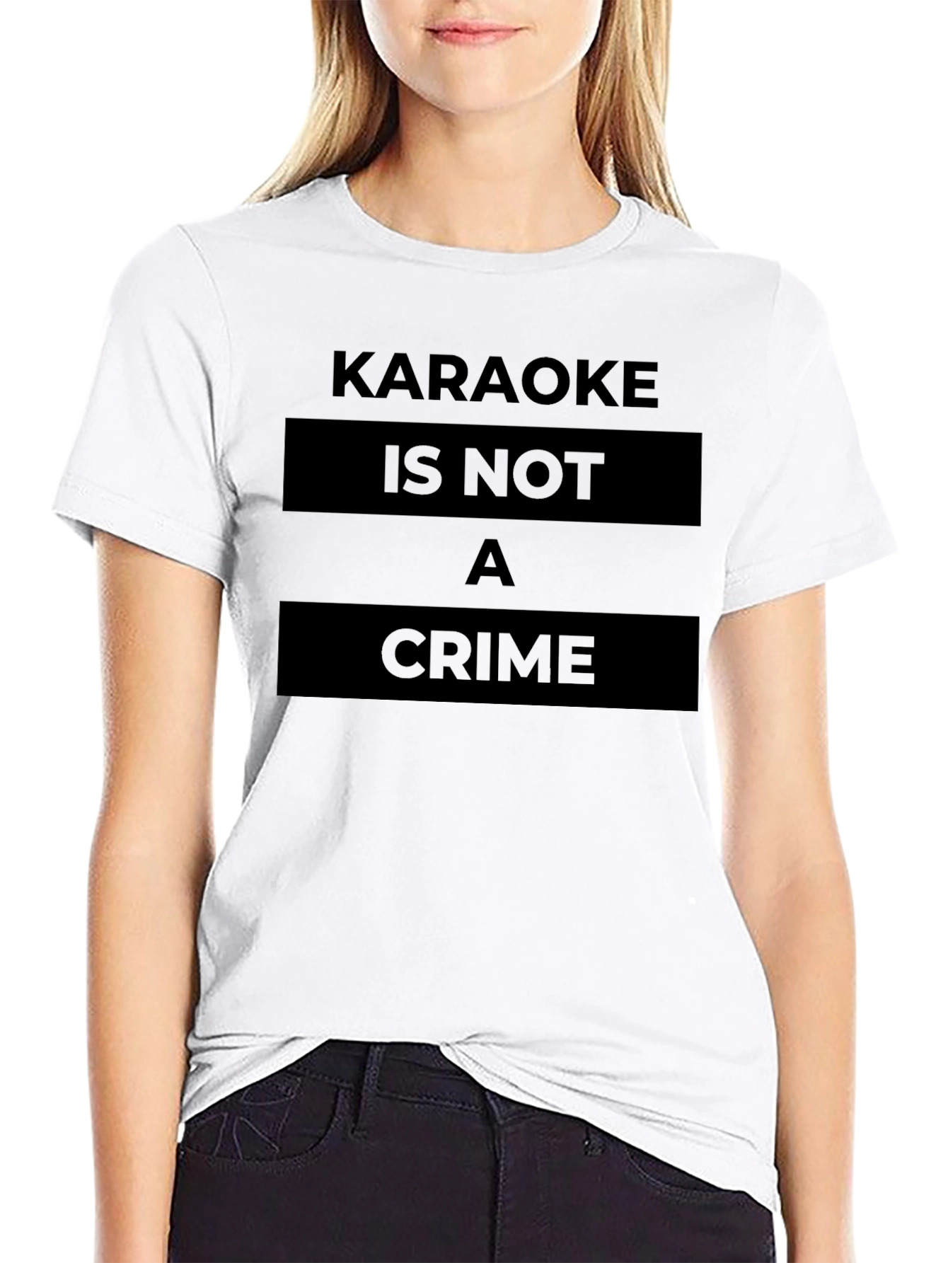 Karaoke Is Not A Crime - Graphic T-Shirt
