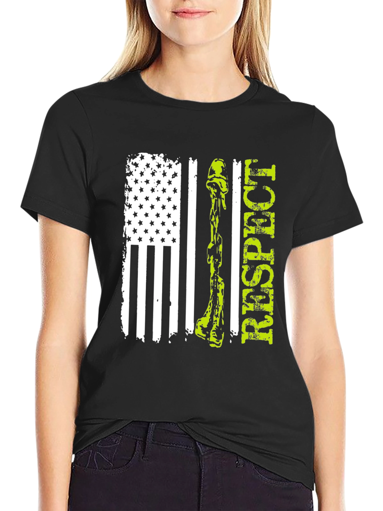 Respect Flag Graphic T-Shirt