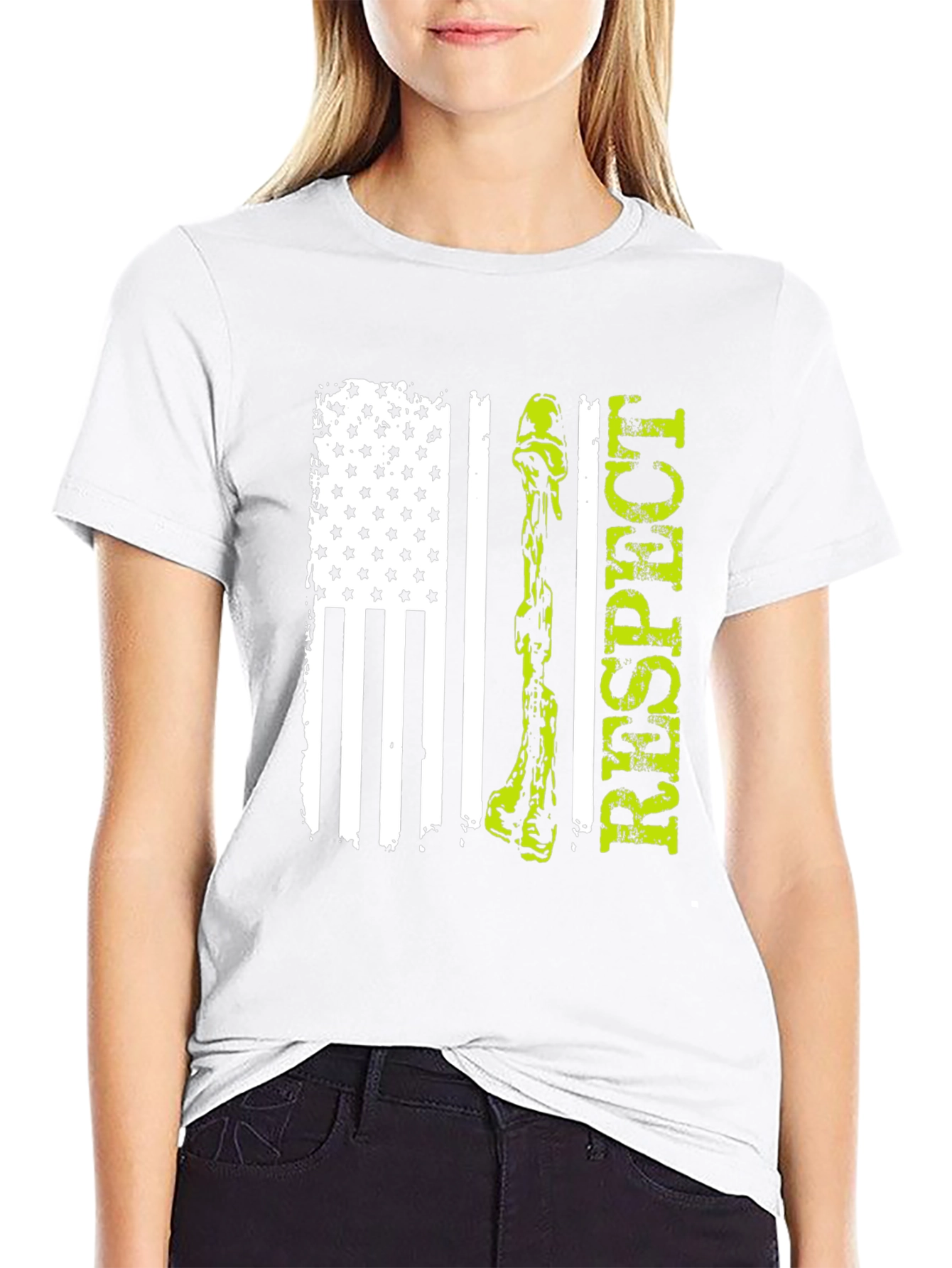 Respect Flag Graphic T-Shirt