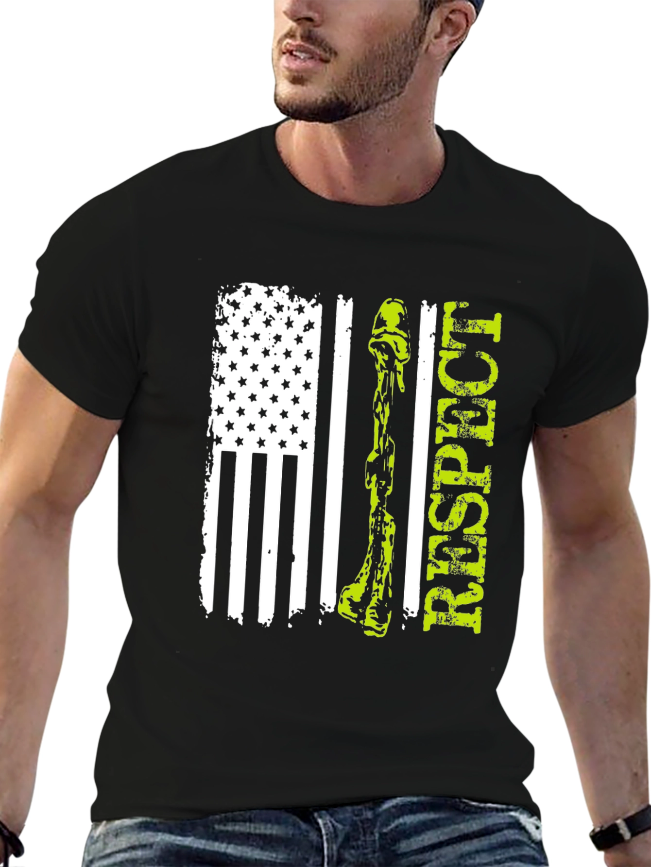 Respect Flag Graphic T-Shirt