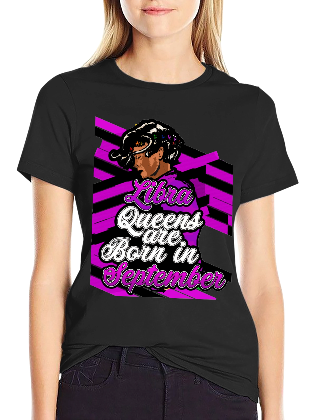 Libra Queen Born in September T-Shirt