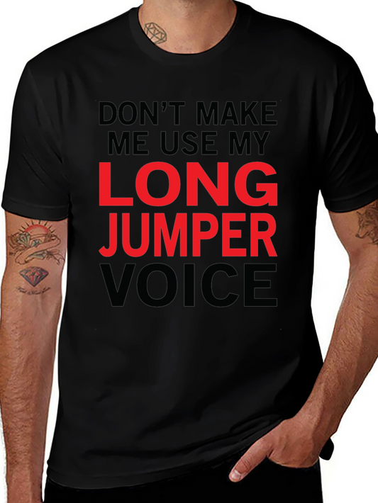 Long Jumper Voice T-Shirt - Funny Track & Field Tee