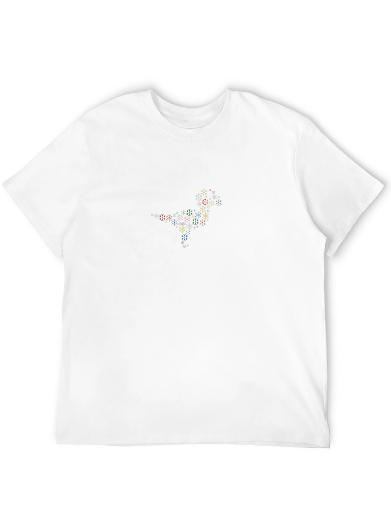 Dino Snowflake T-Shirt - Unique Design