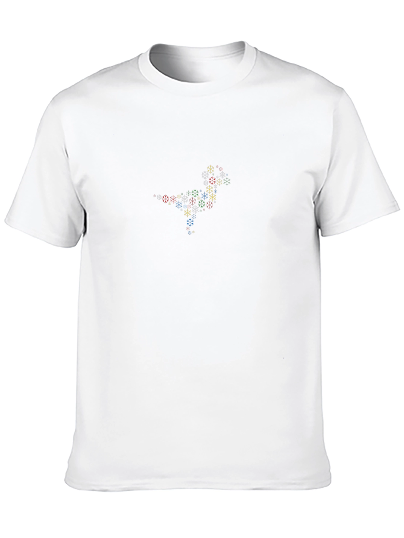 Dino Snowflake T-Shirt - Unique Design