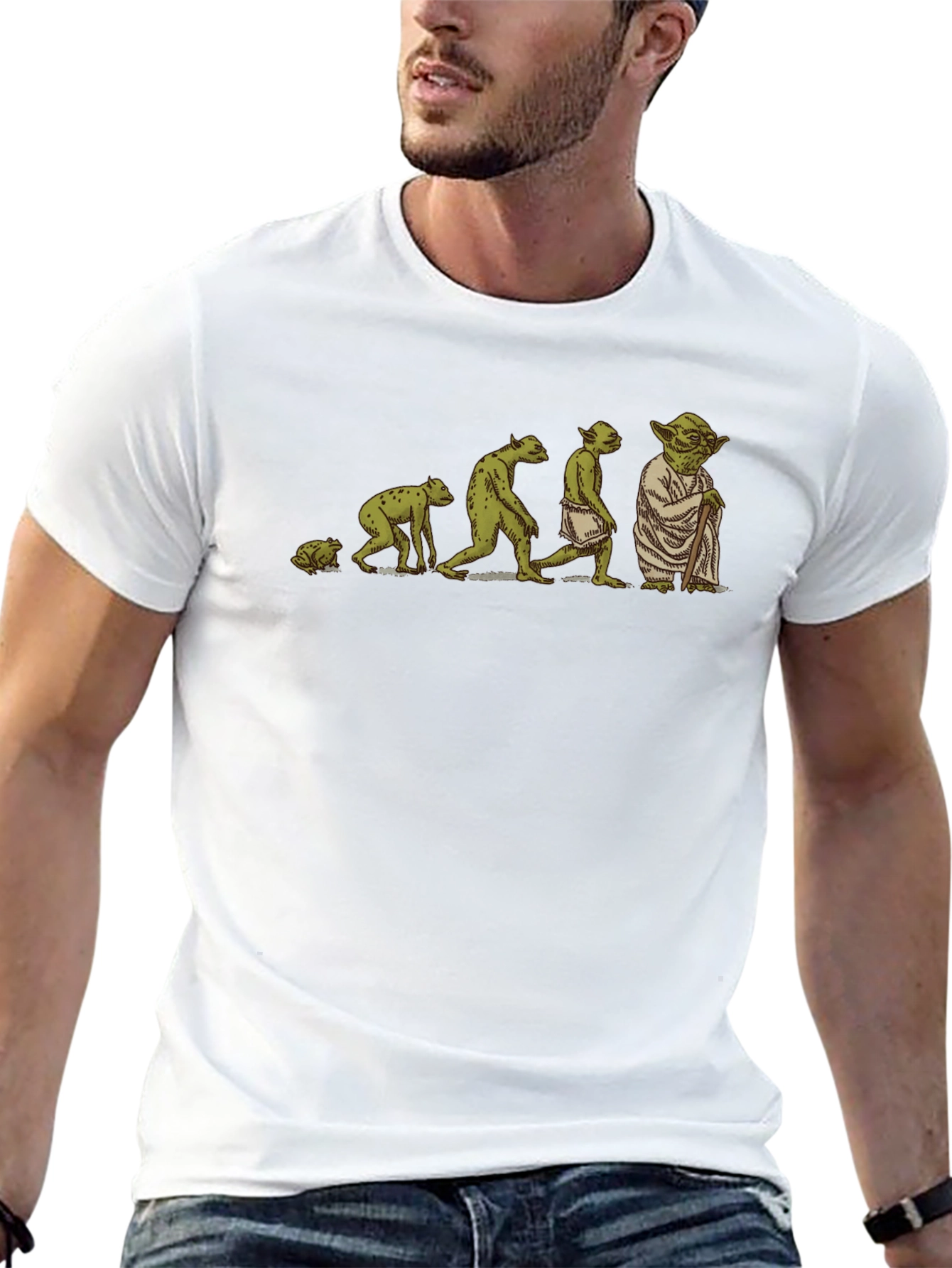 Yoda Evolution T-Shirt - Geeky Star Wars Tee
