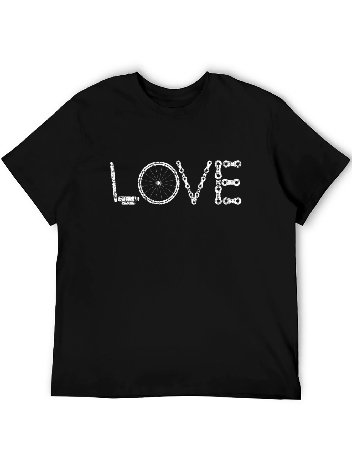 Love Cycling T-Shirt - Bike Chain Design