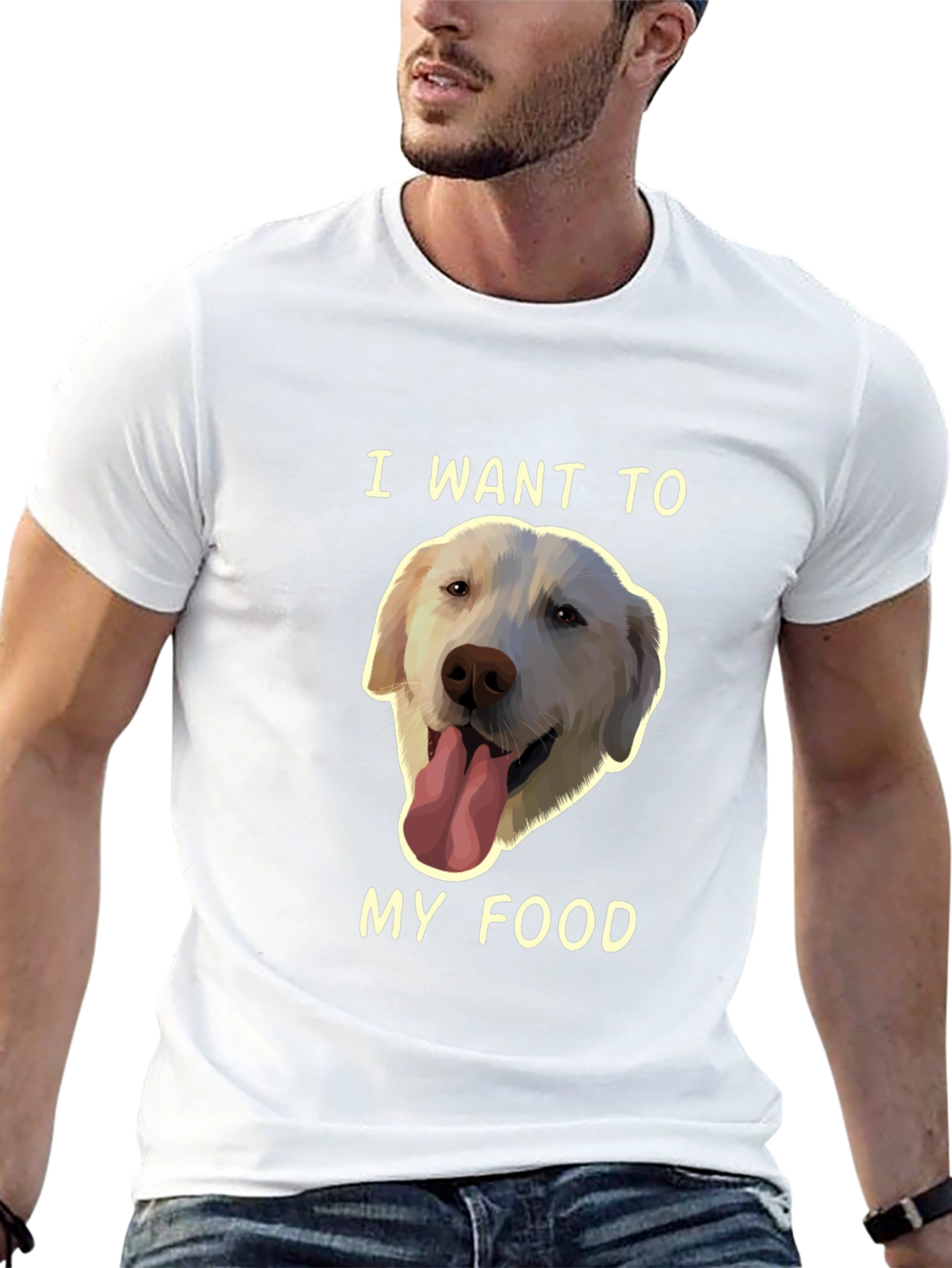 Dog Lover T-Shirt - I Want My Food!