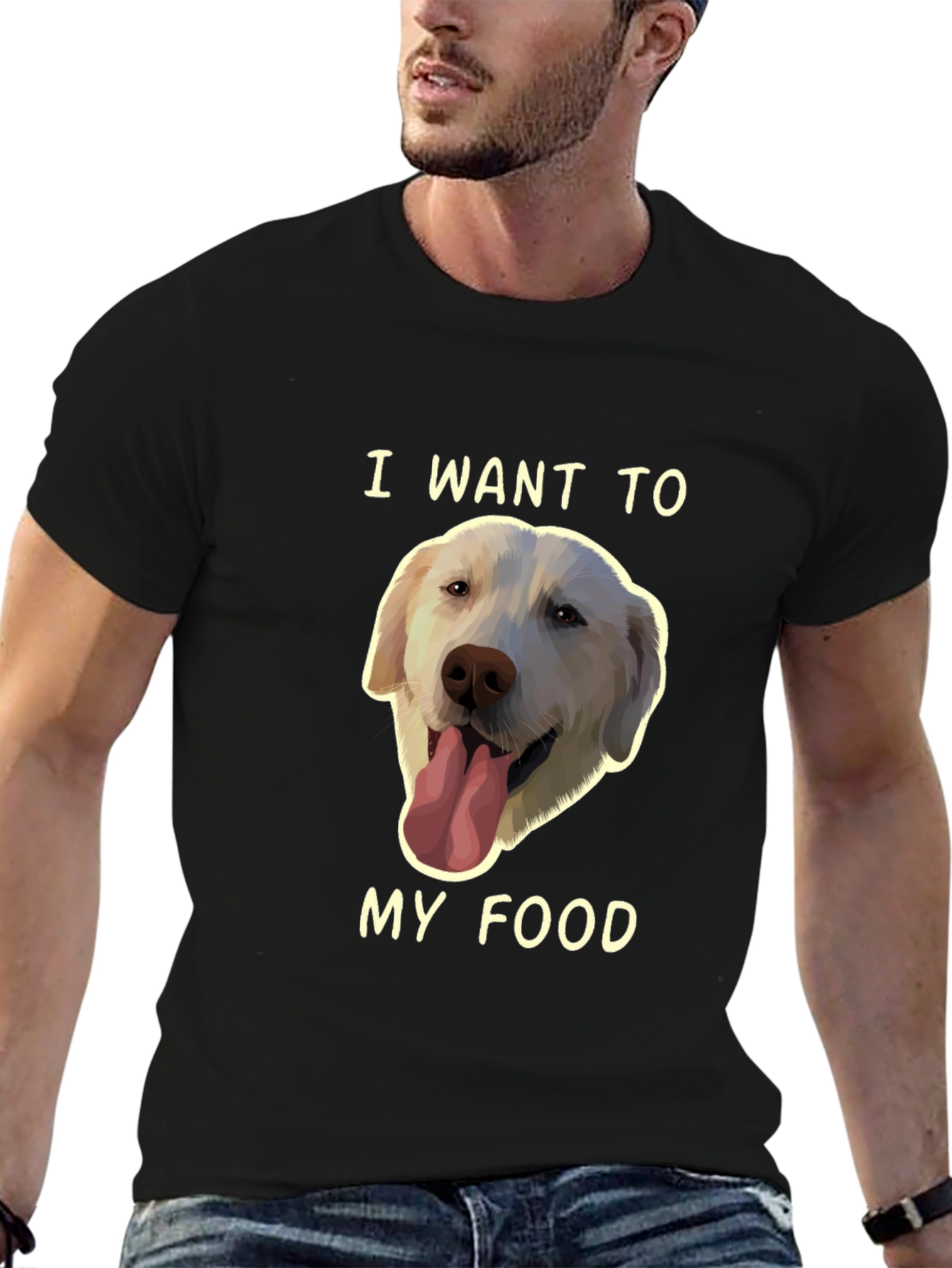 Dog Lover T-Shirt - I Want My Food!