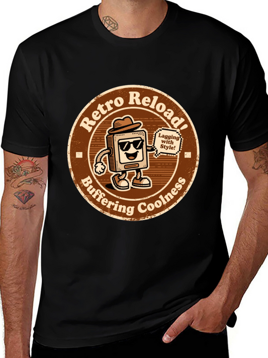 Retro Reload T-Shirt - Buffering Coolness