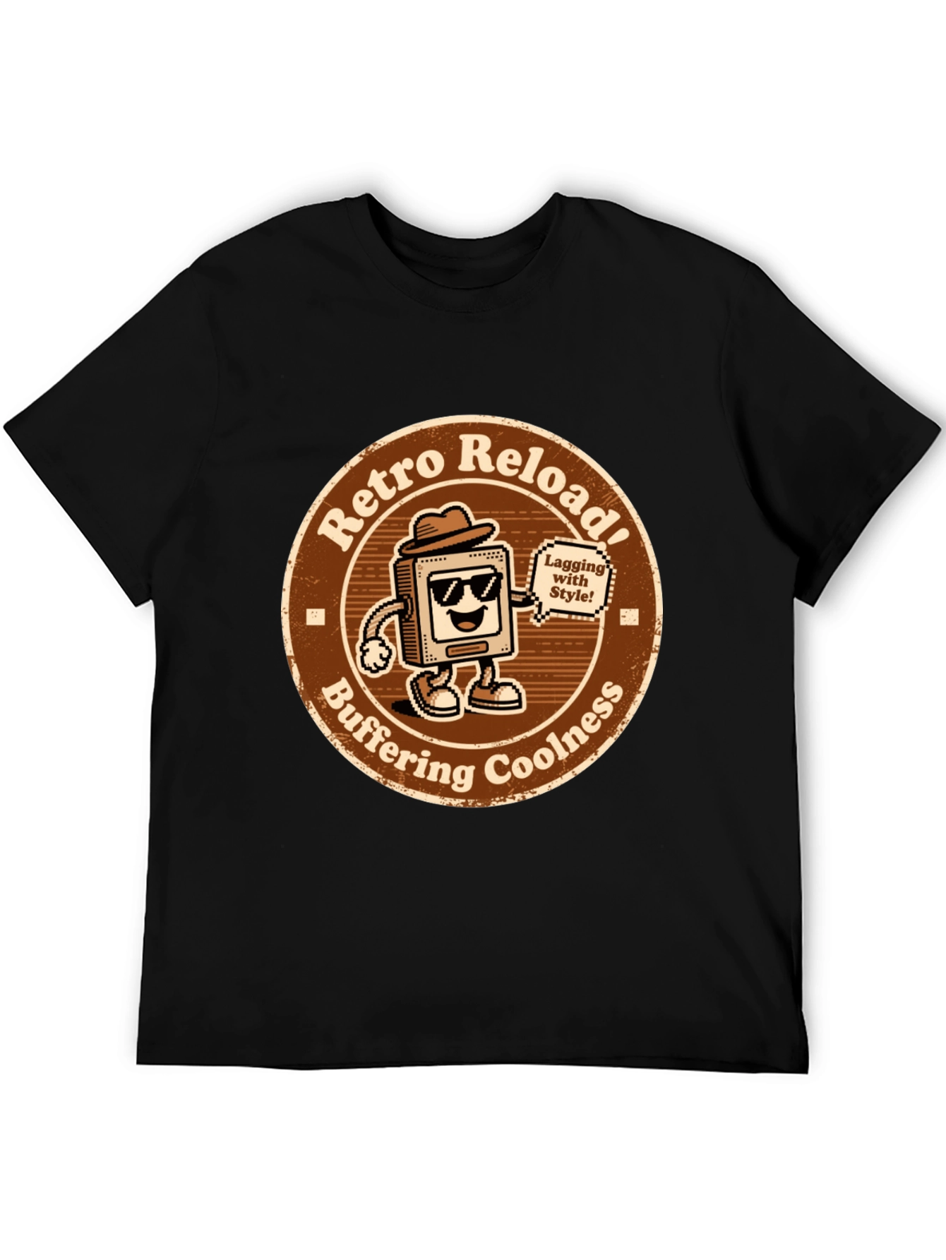 Retro Reload T-Shirt - Buffering Coolness