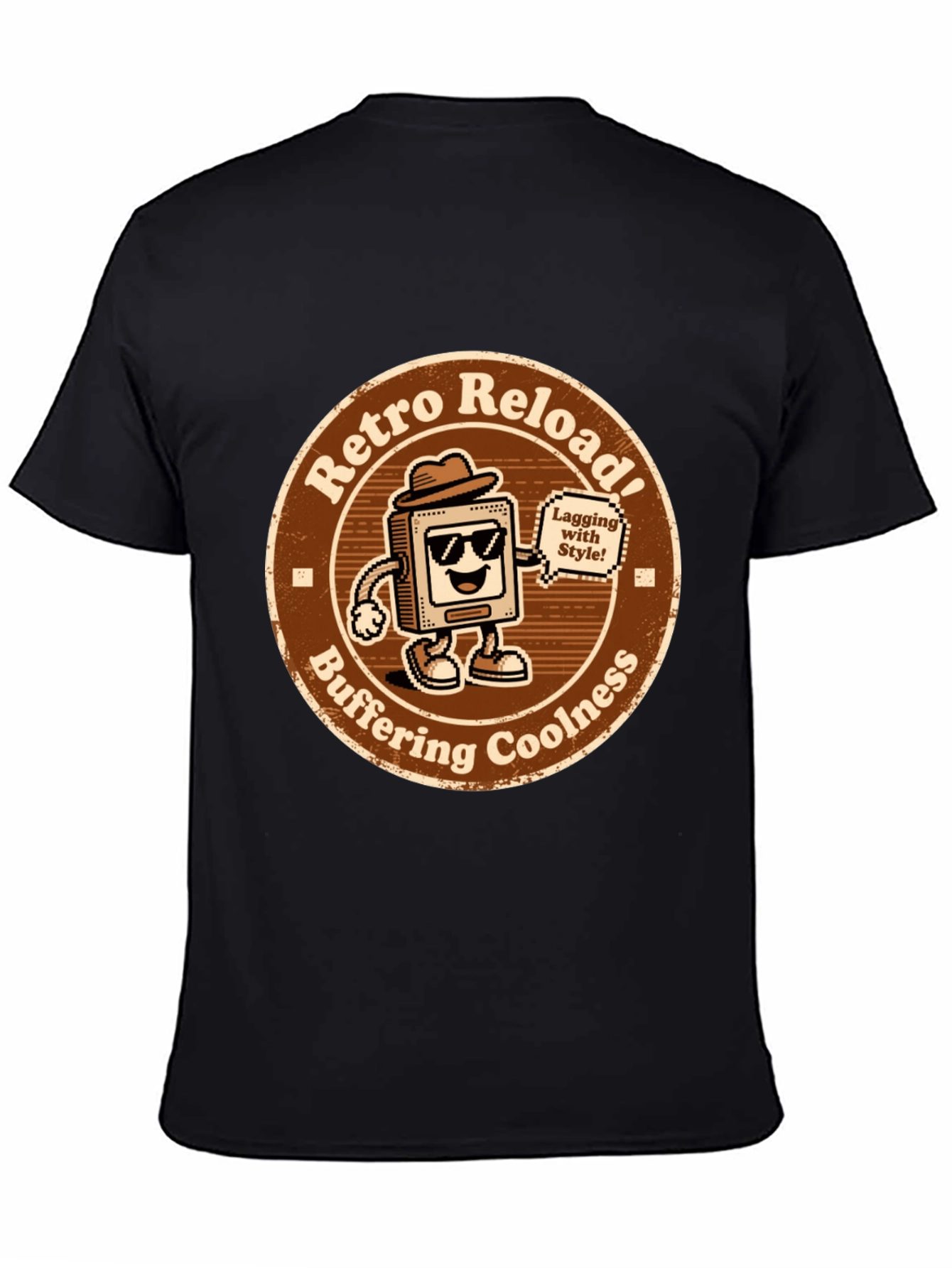 Retro Reload T-Shirt - Buffering Coolness