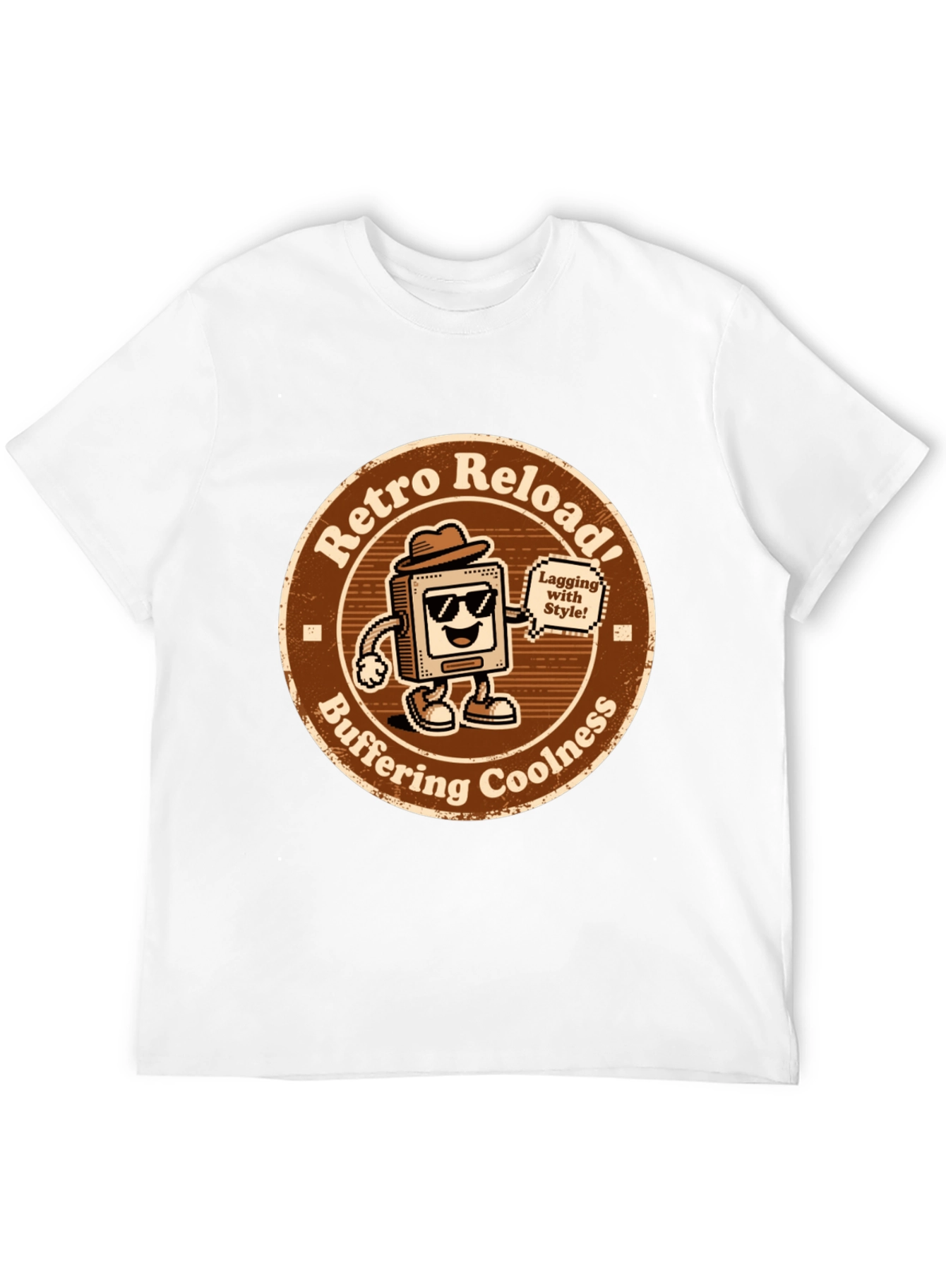 Retro Reload T-Shirt - Buffering Coolness