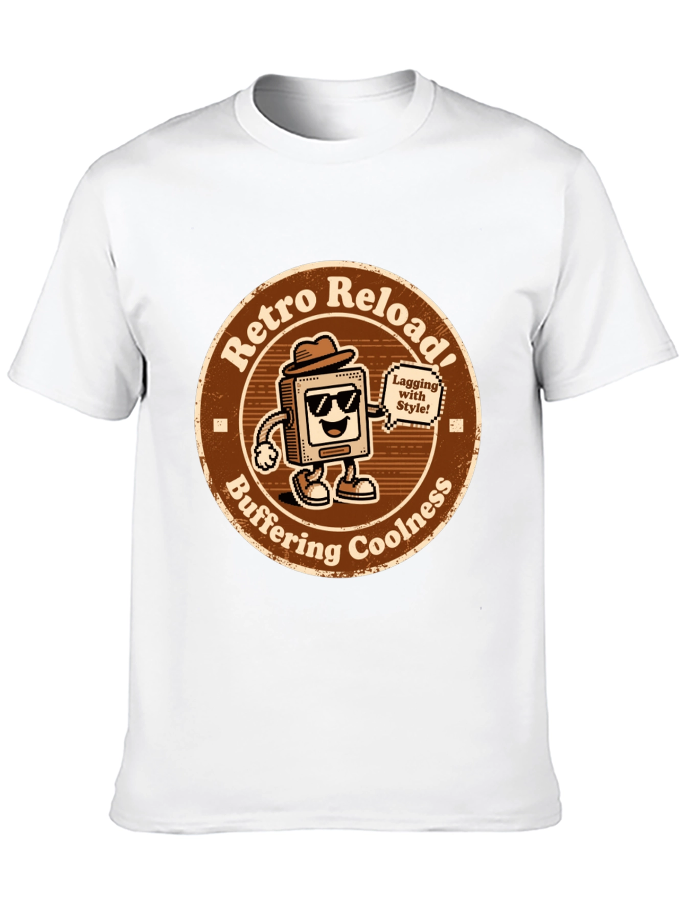Retro Reload T-Shirt - Buffering Coolness
