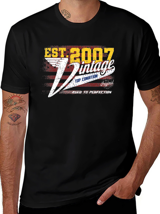 Est. 2007 Vintage Graphic T-Shirt