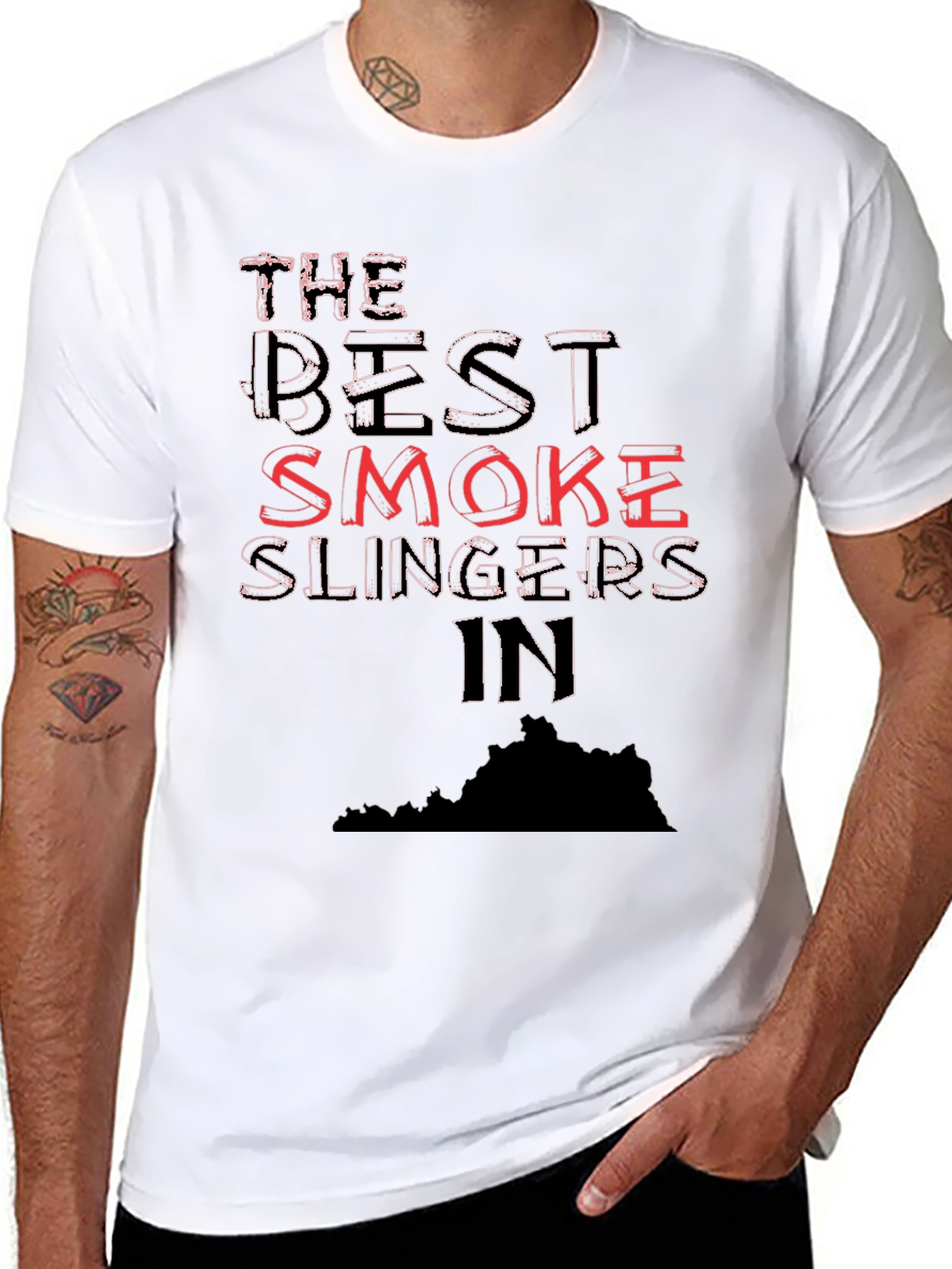 Smoke Slingers Graphic Tee - Black