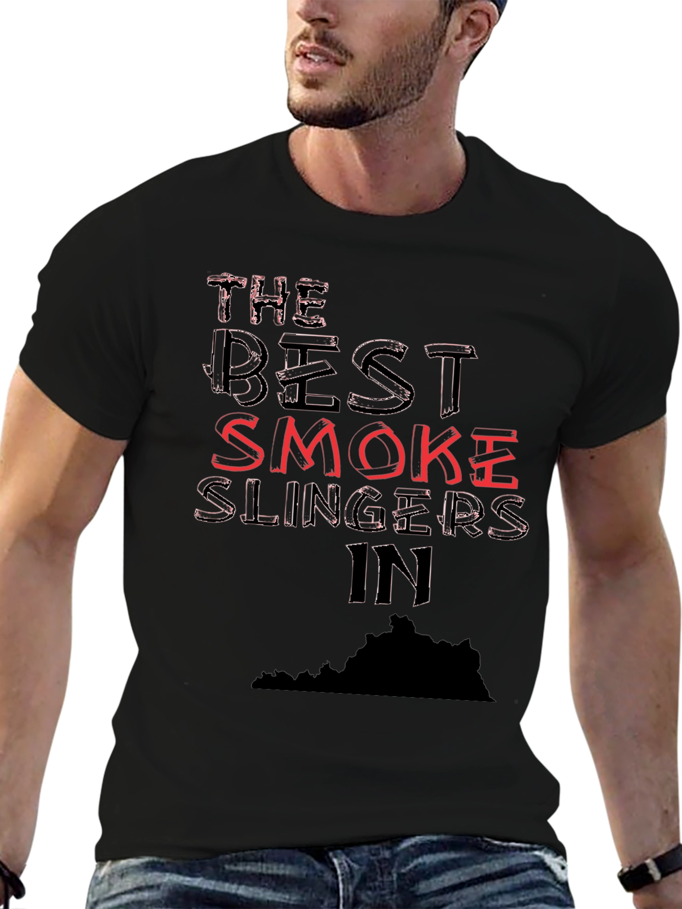 Smoke Slingers Graphic Tee - Black