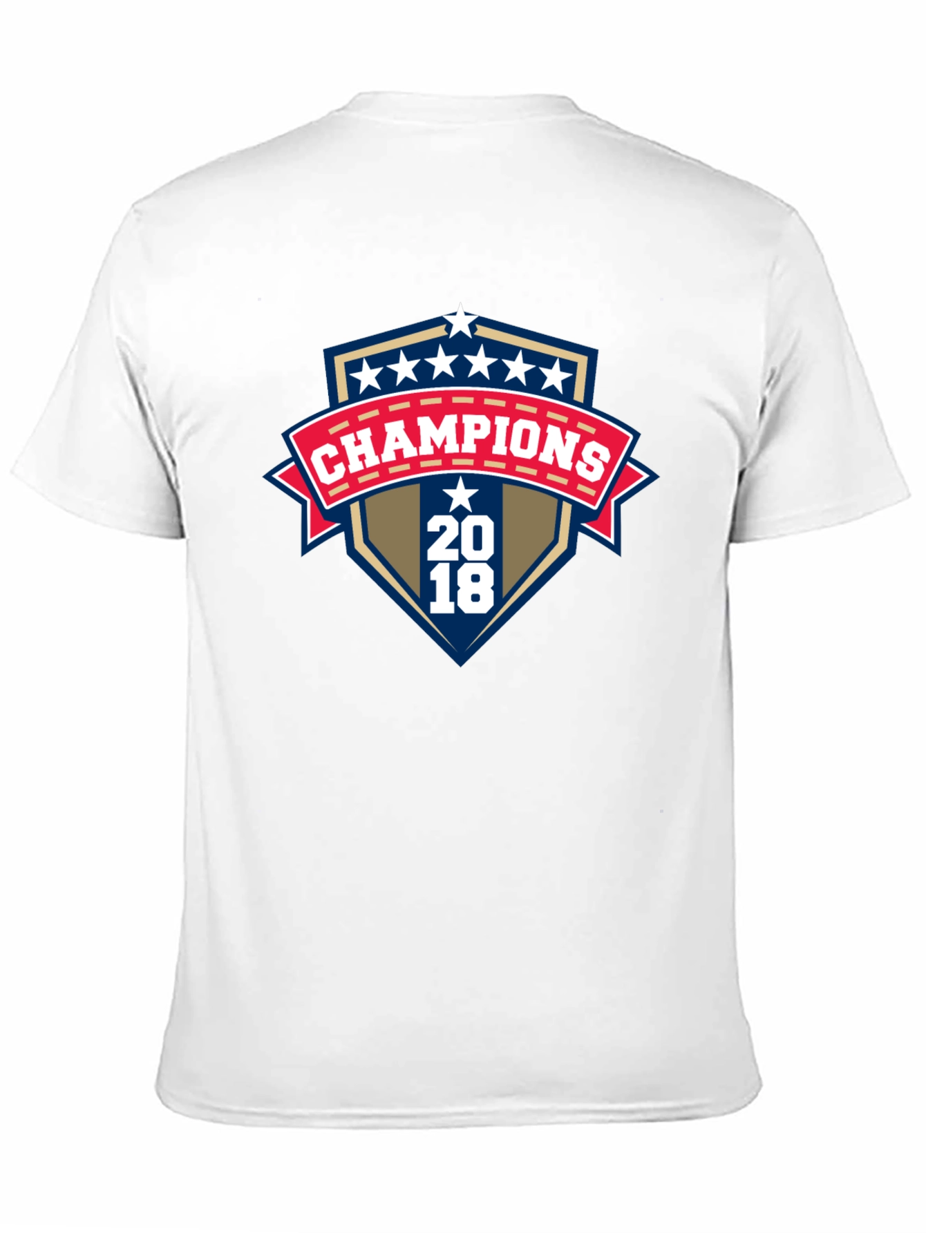 Champions 2018 Graphic Print Black T-Shirt