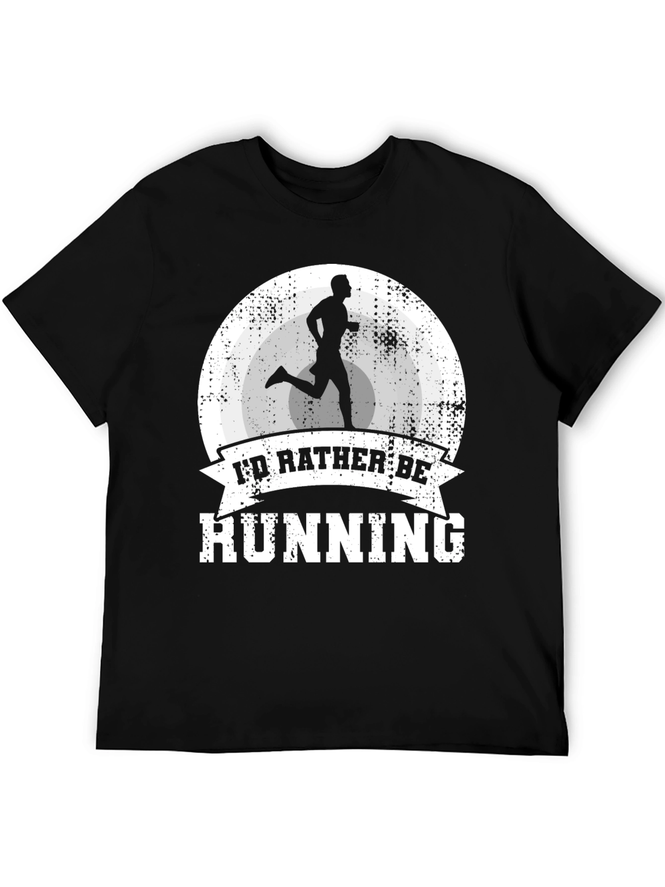Id Rather Be Running Mens Graphic Tee