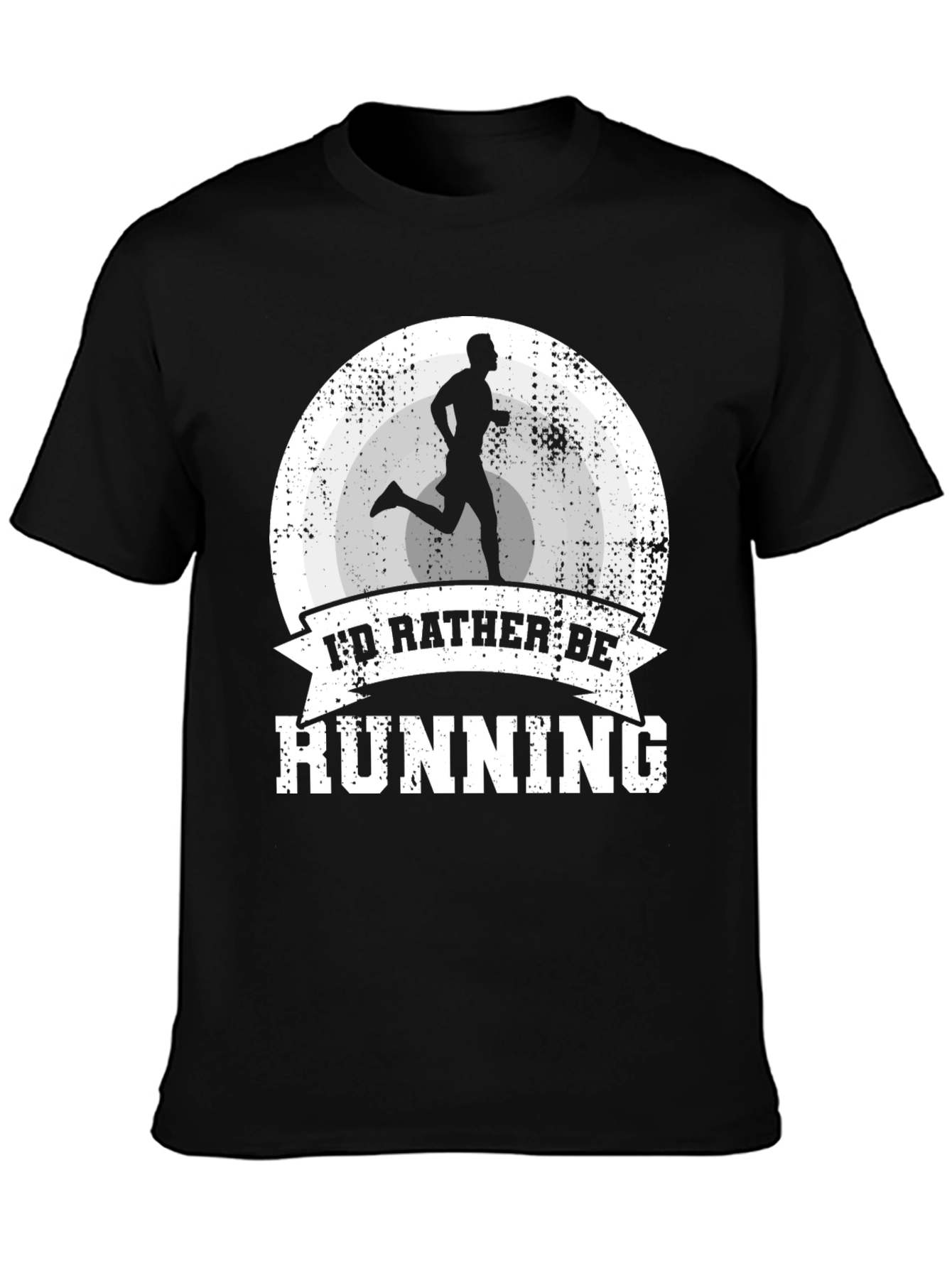Id Rather Be Running Mens Graphic Tee